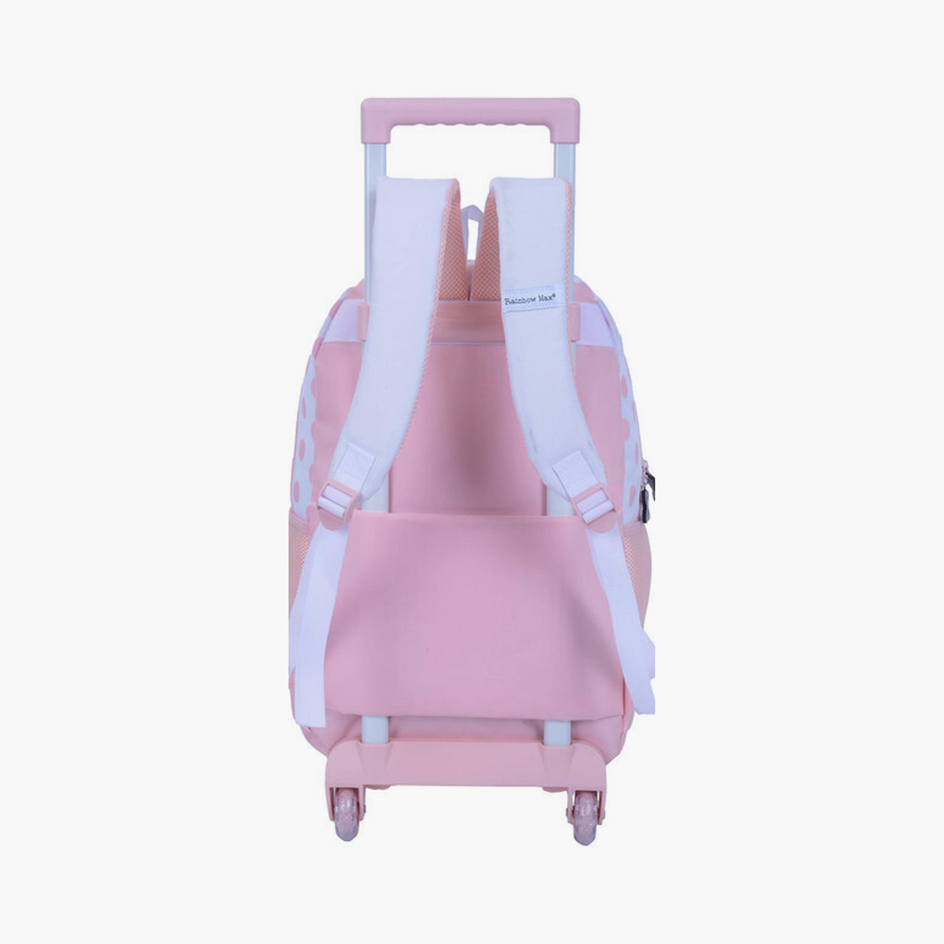 Minnie Mouse Trolley Bag with 2 Main Compartments & 1 Front Pocket - 18inch-school-bagsandbackpacks-trolleybags-image-3