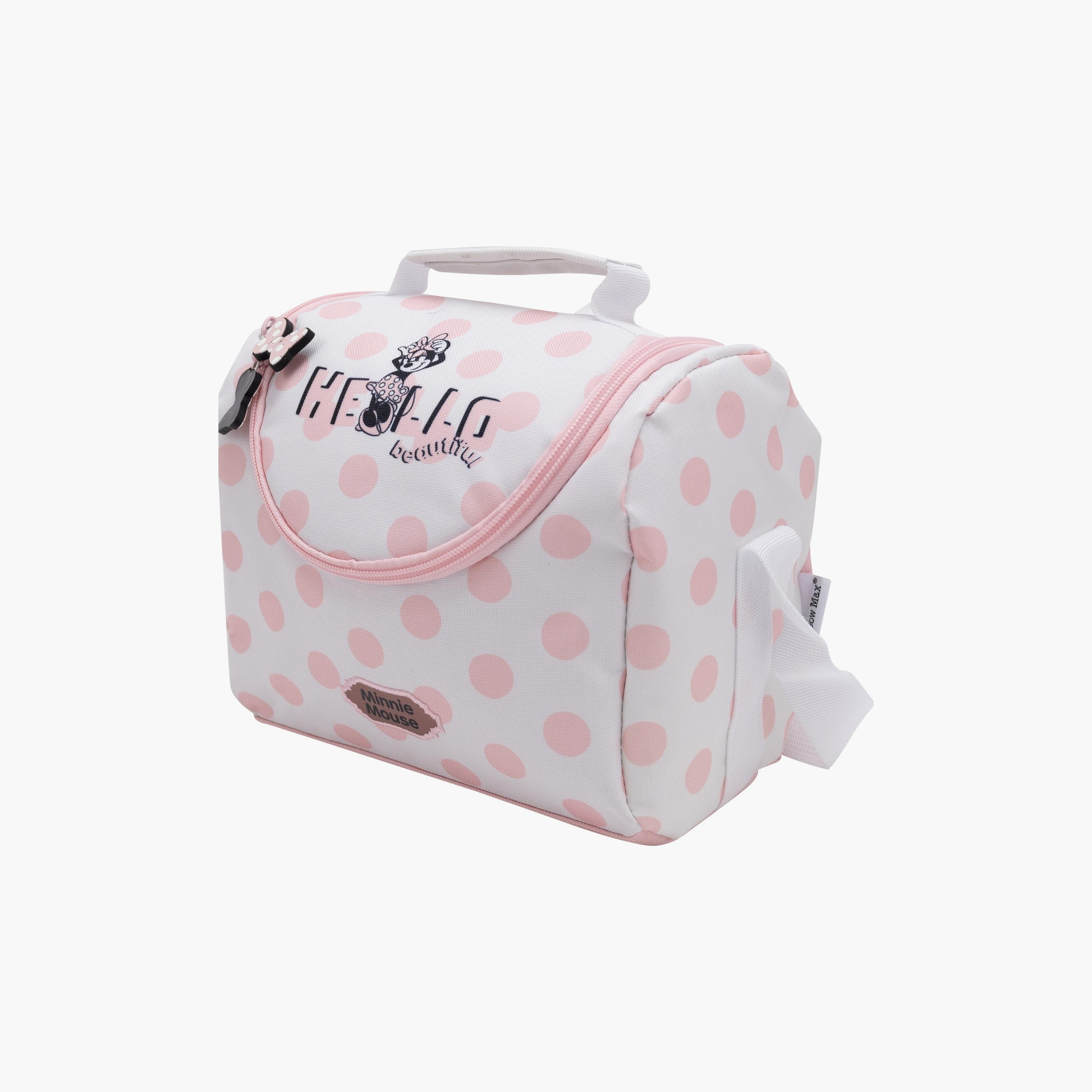 Minnie Mouse Insulated Lunch Bag with 1 Compartment & Adjustable Strap-school-lunchessentials-lunchbags-image-1