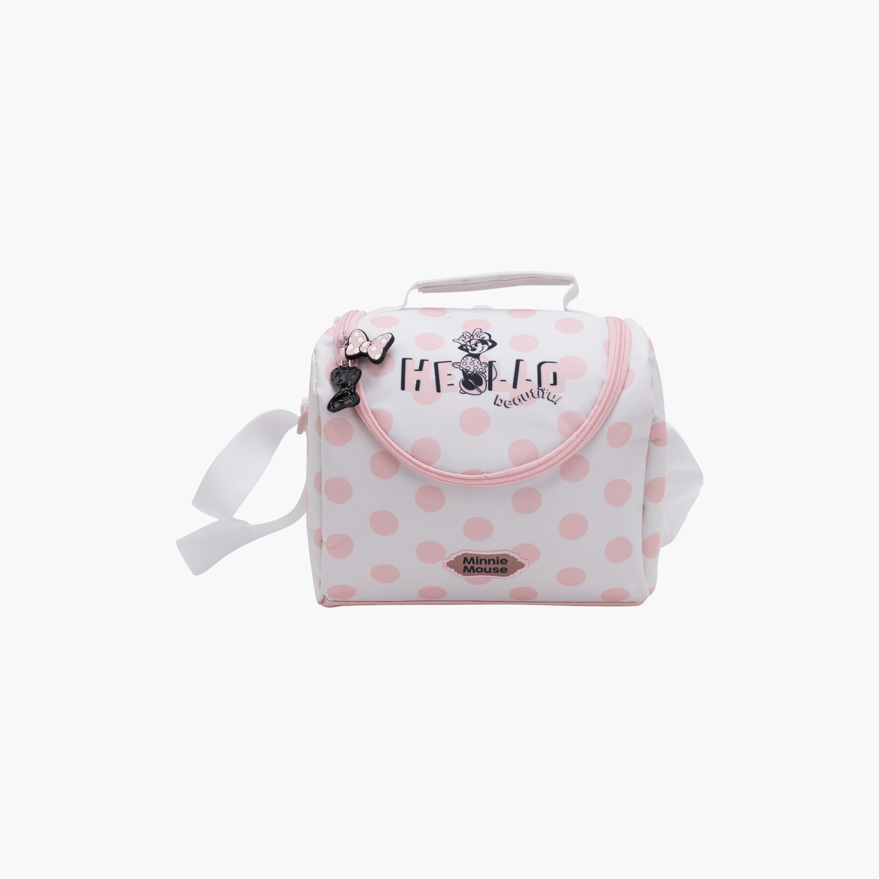 Minnie Mouse Insulated Lunch Bag with 1 Compartment & Adjustable Strap-school-lunchessentials-lunchbags-image-2