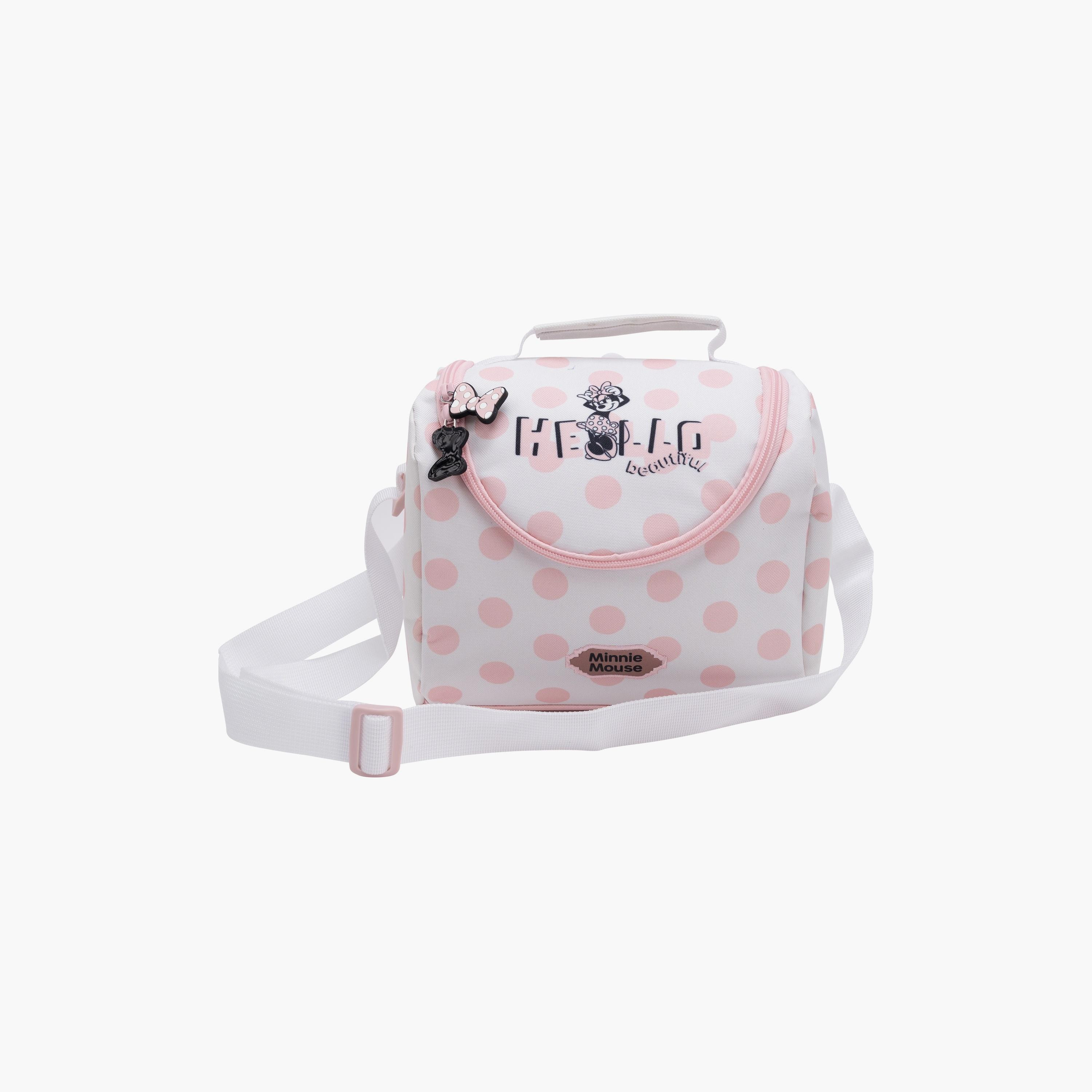 Minnie Mouse Insulated Lunch Bag with 1 Compartment & Adjustable Strap-school-lunchessentials-lunchbags-image-3