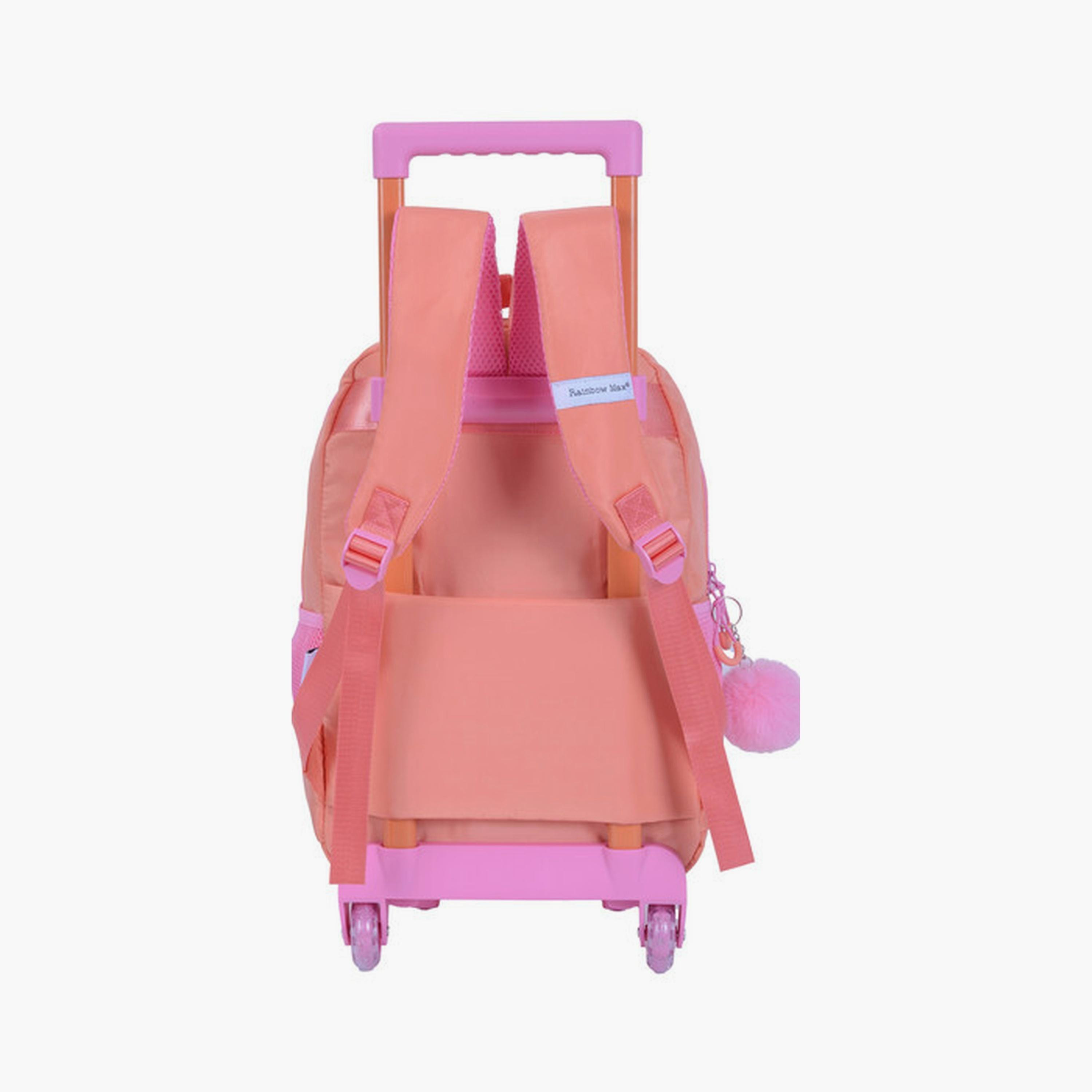 Hello Kitty Trolley Bag with 1 Main Compartment & 1 Front Pocket - 18inch-school-bagsandbackpacks-trolleybags-image-3