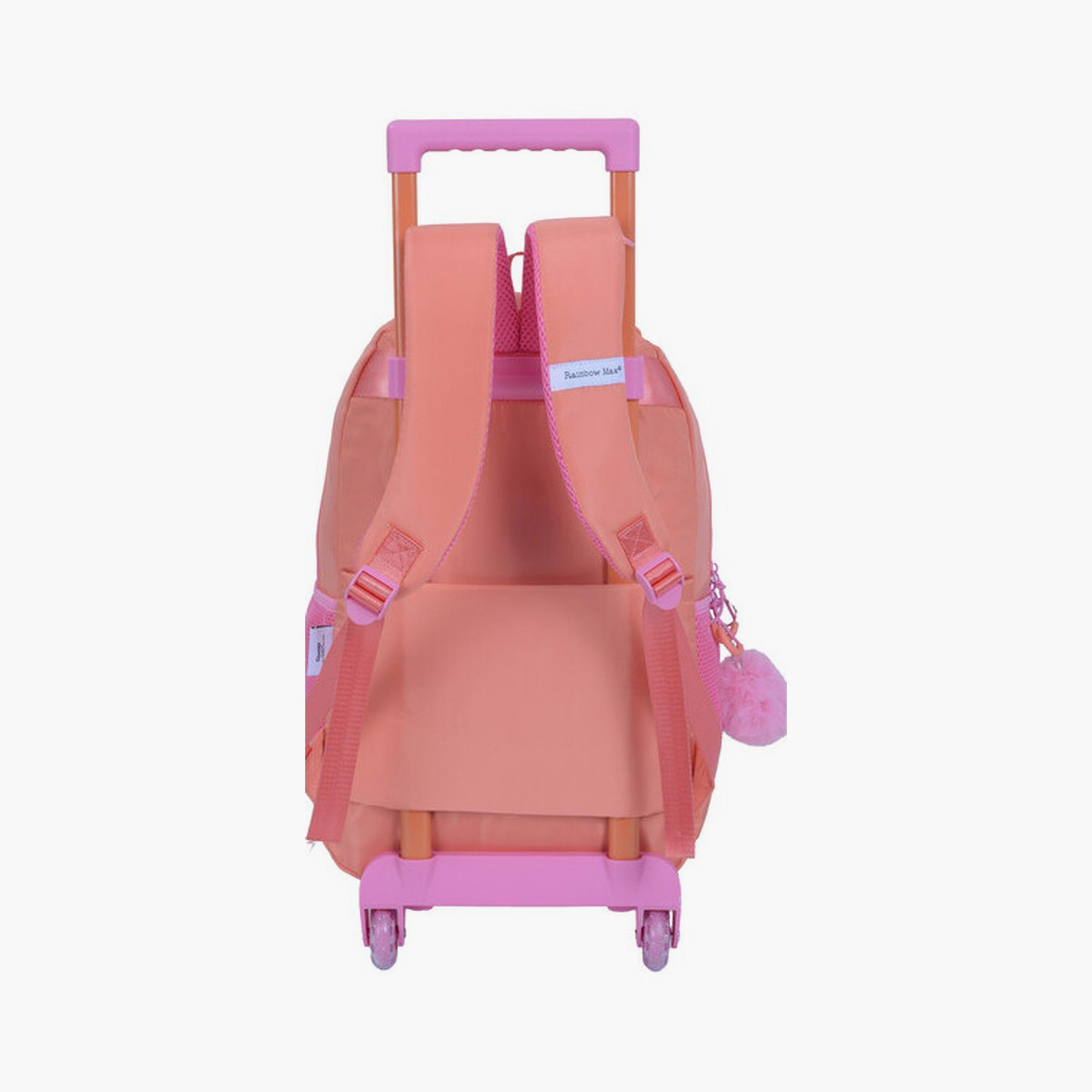 Hello Kitty Trolley Bag with 1 Main Compartment & 1 Front Pocket - 16inch-school-bagsandbackpacks-trolleybags-image-3