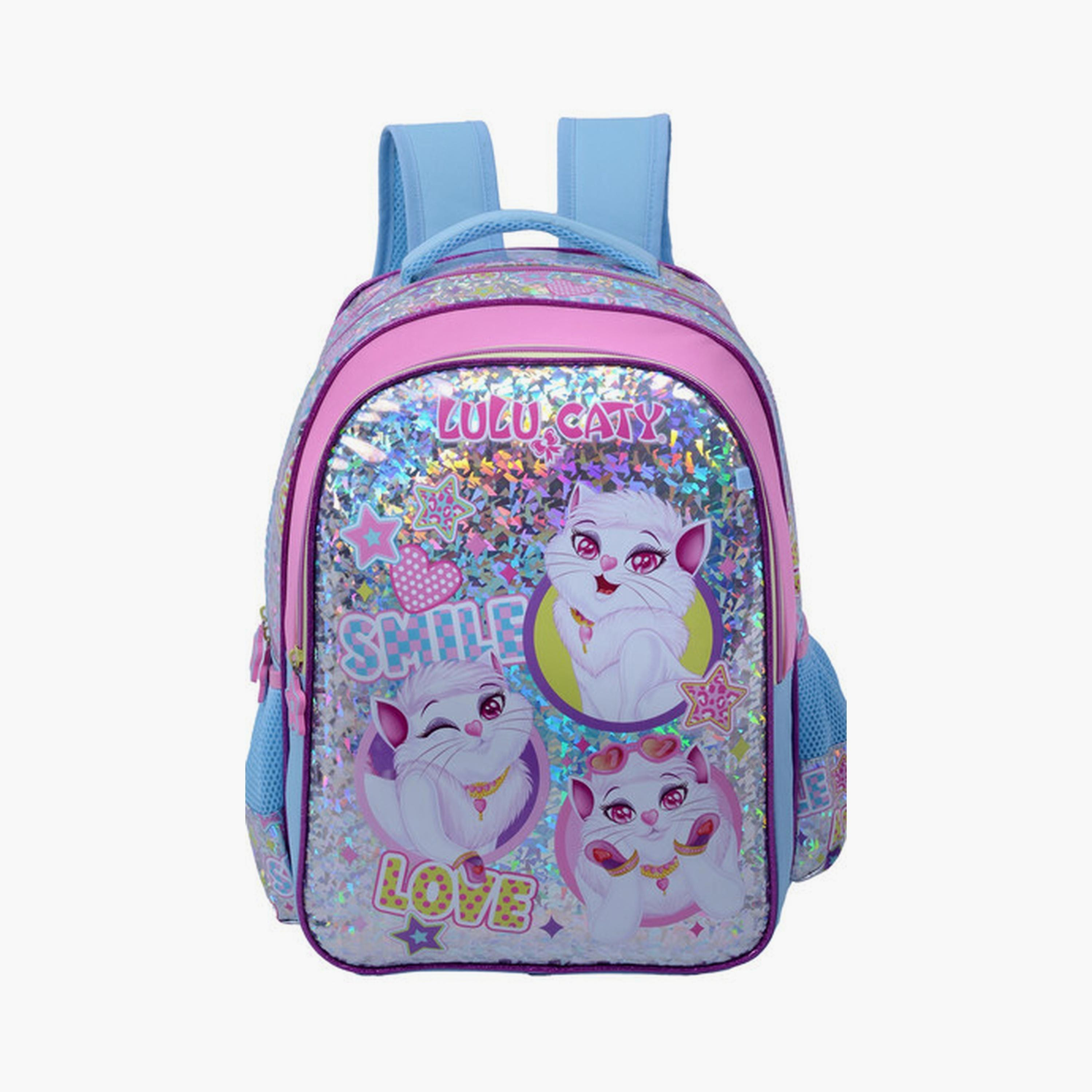 حقيبة ظهر لولو كاتي بقسمين رئيسيين وجيبين جانبيين - 16 بوصة-school-bagsandbackpacks-backpacks-image-1