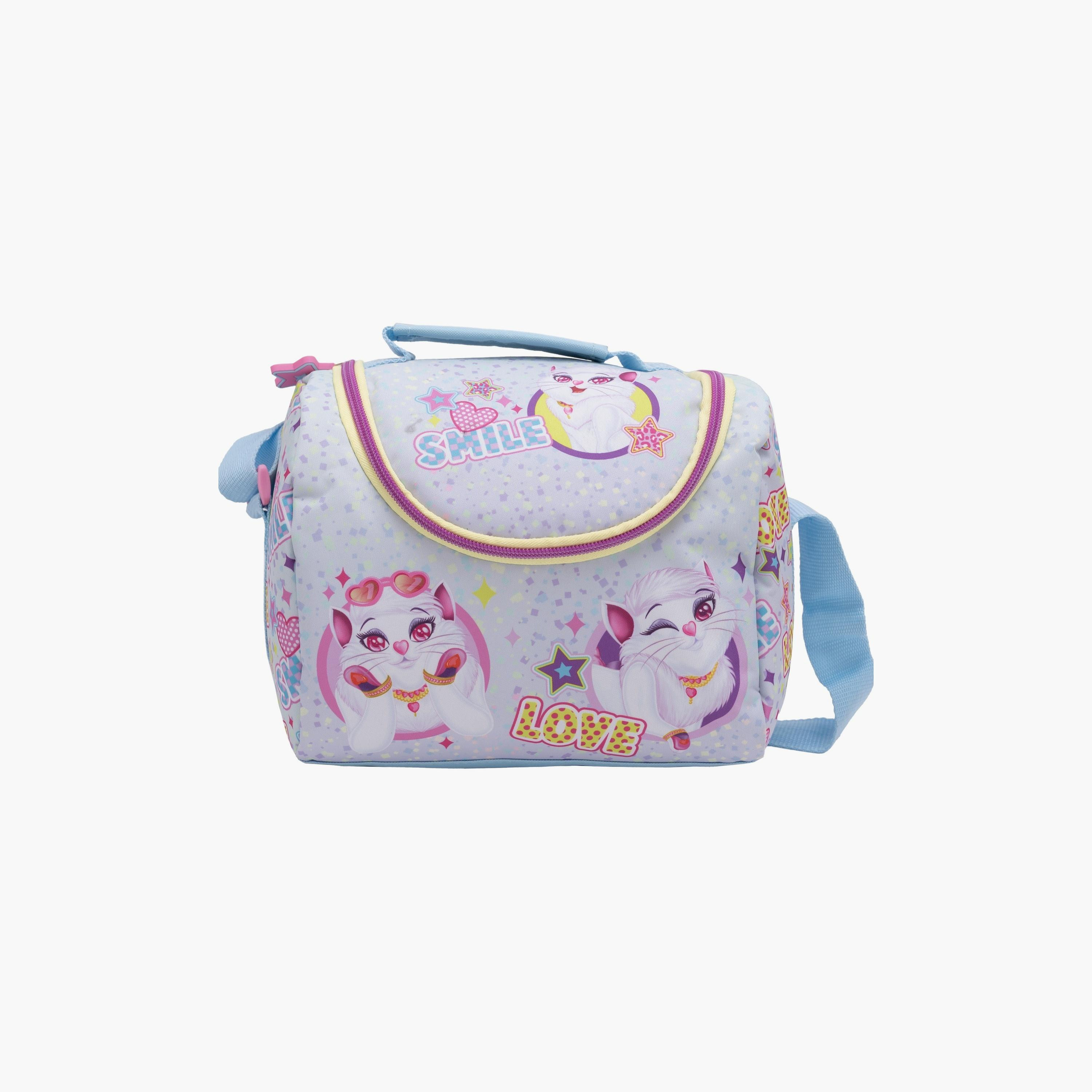 Lulu Caty Insulated Lunch Bag with 1 Compartment & Adjustable Strap-school-lunchessentials-lunchbags-image-3