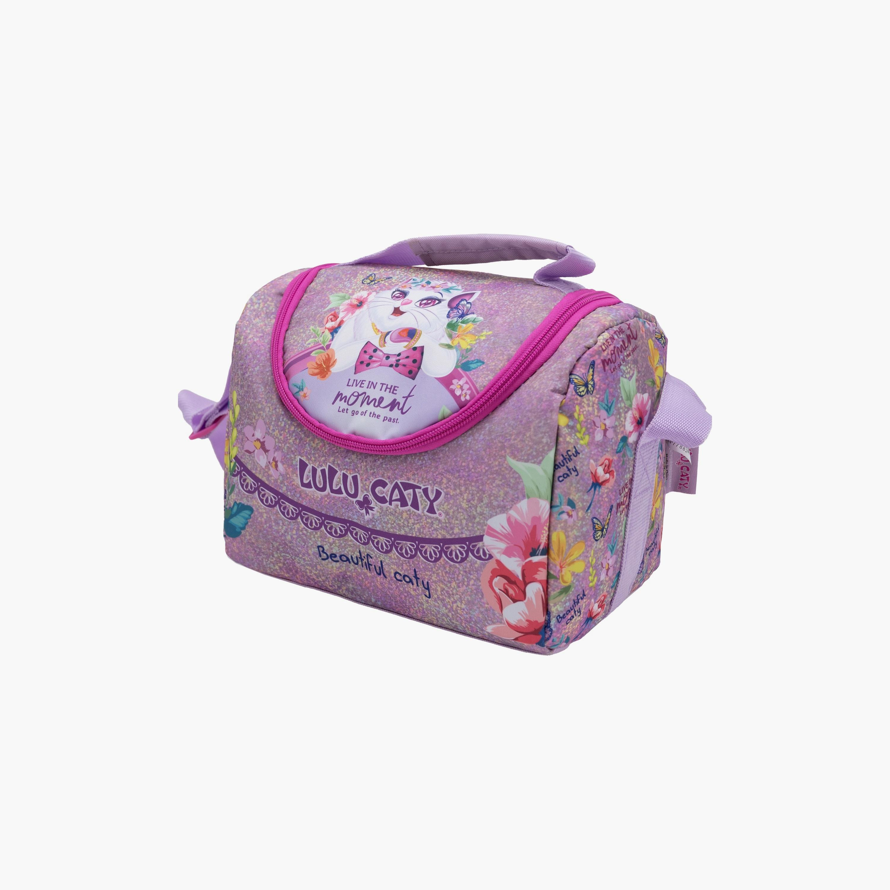 Lulu Caty Insulated Lunch Bag with 1 Compartment & Adjustable Strap-school-lunchessentials-lunchbags-image-1