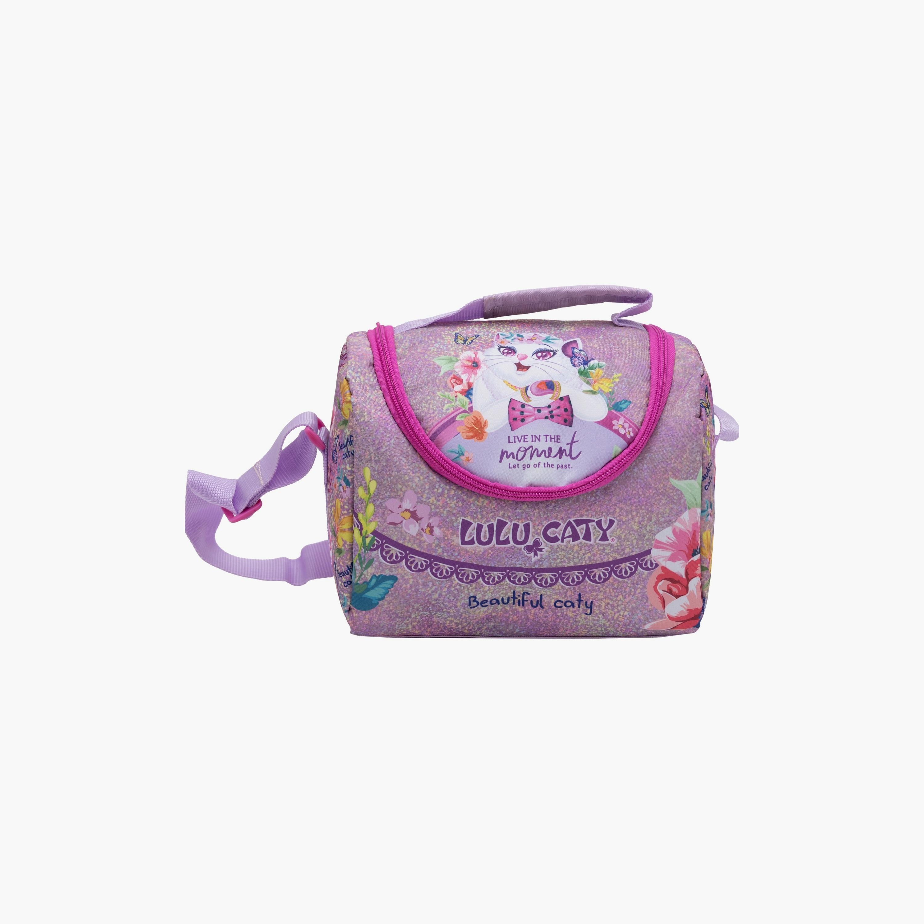 Lulu Caty Insulated Lunch Bag with 1 Compartment & Adjustable Strap-school-lunchessentials-lunchbags-image-2