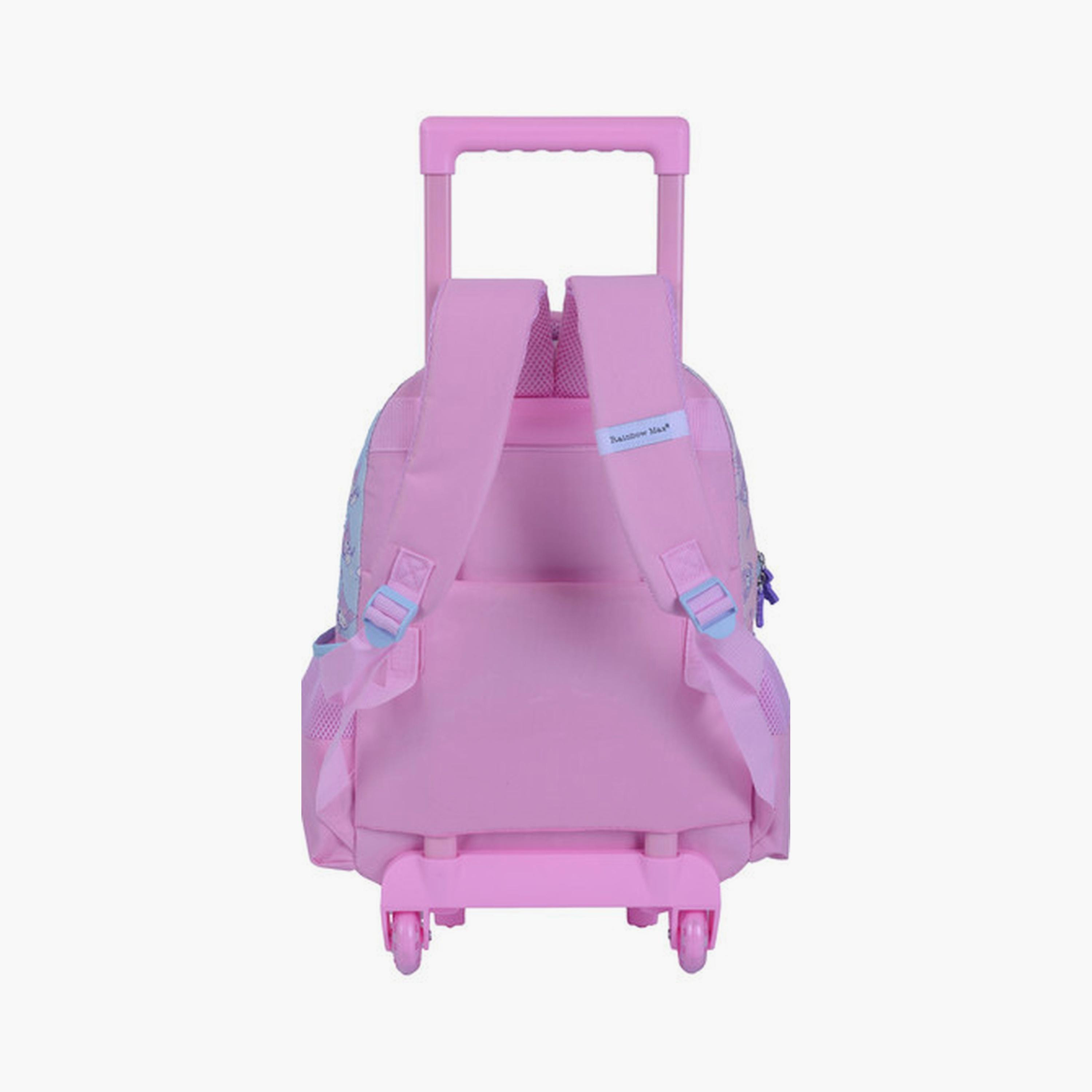 Kuromi Trolley Bag with 2 Main Compartments & 2 Side Pockets - 13.5inch-school-bagsandbackpacks-trolleybags-image-3