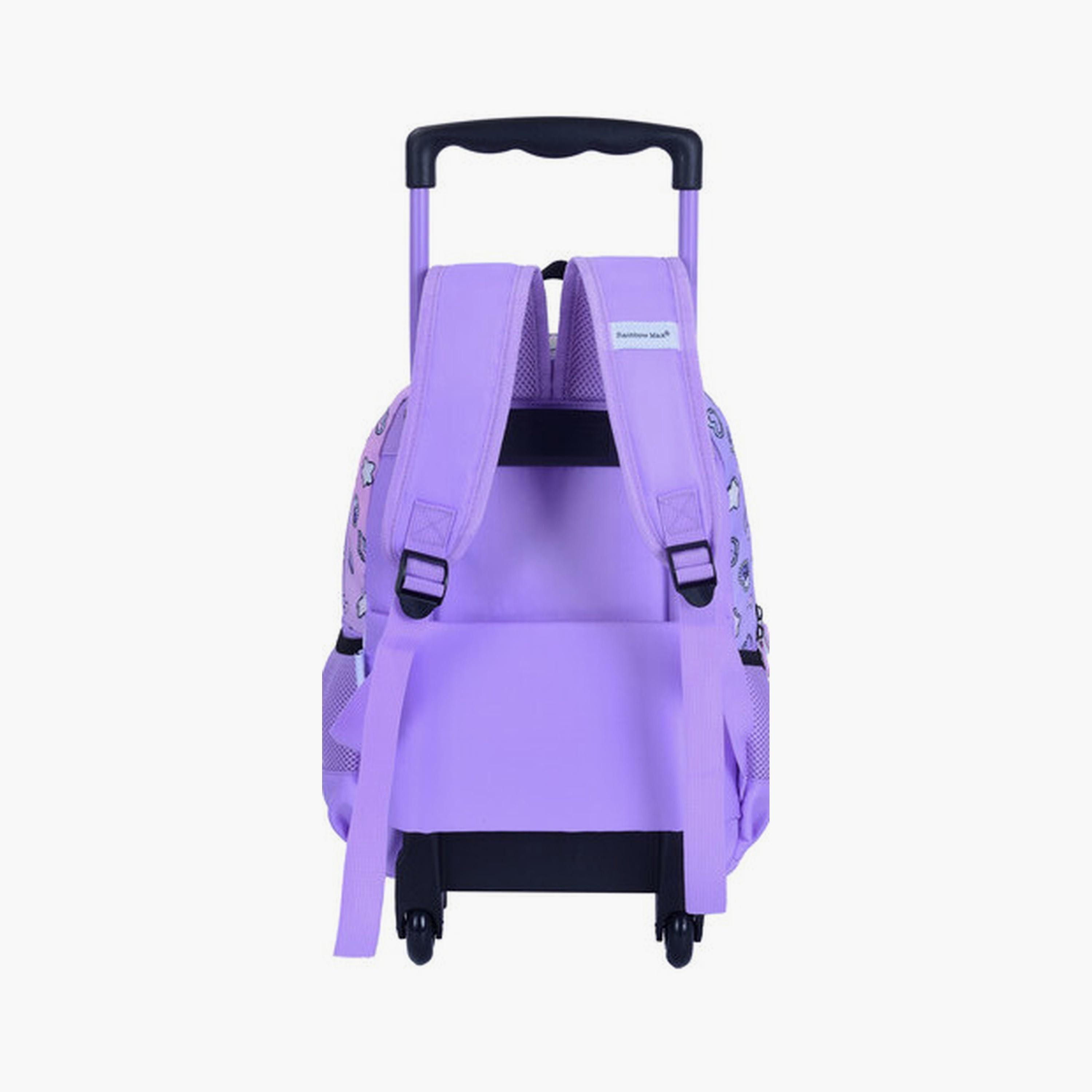 حقيبة بعجلات كورومي بقسمين رئيسيين و3 جيوب أمامية - 13.5 بوصة-school-bagsandbackpacks-trolleybags-image-3