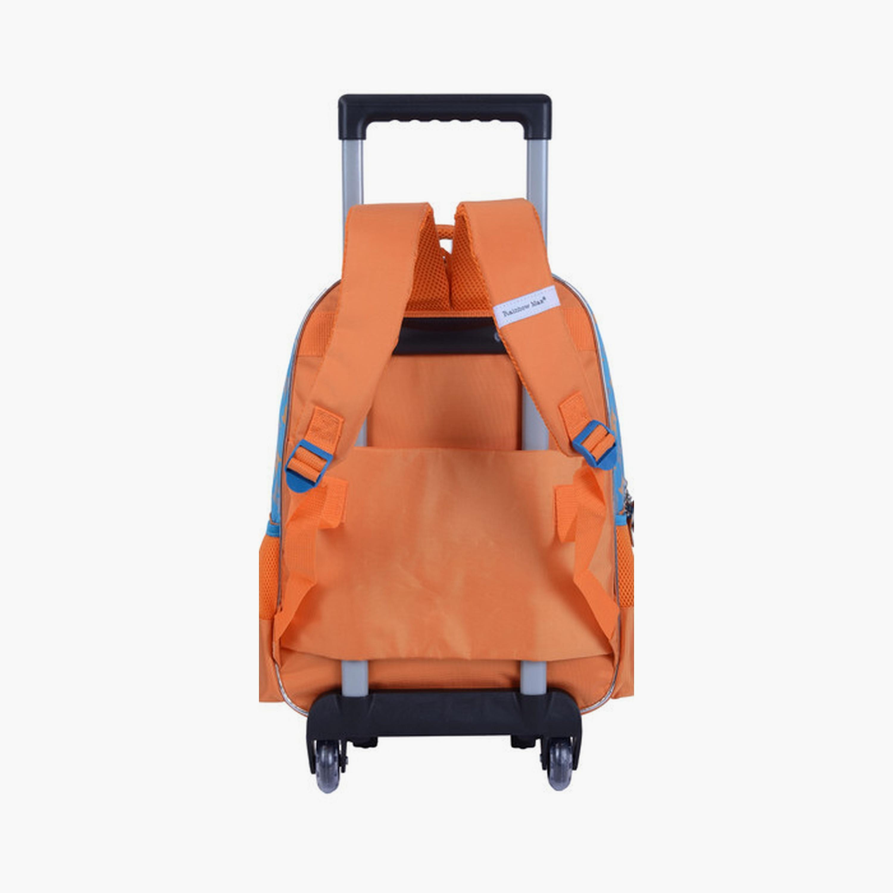 Naruto Trolley Bag with 2 Main Compartments & 2 Side Pockets - 16inch-school-bagsandbackpacks-trolleybags-image-3