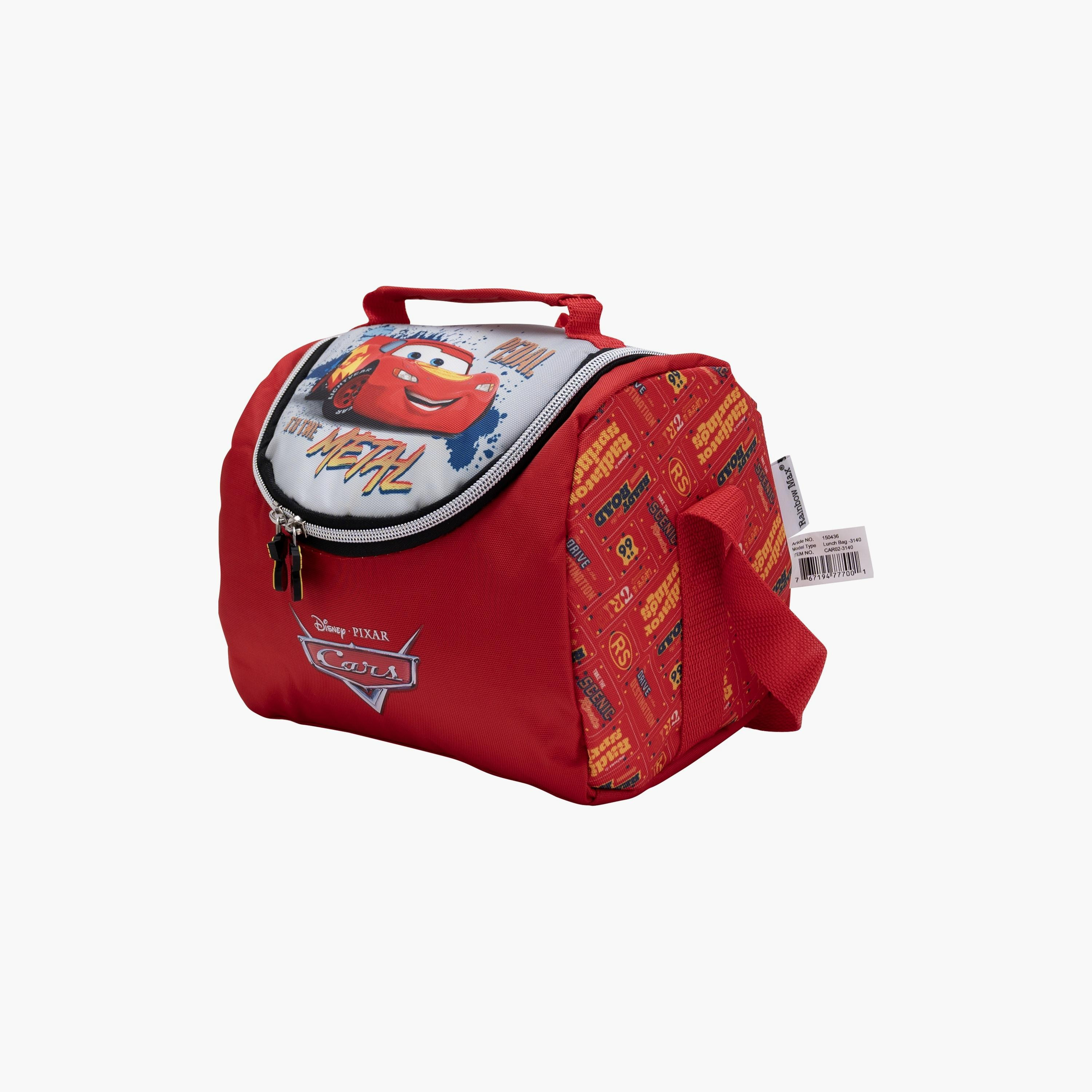 Cars Insulated Lunch Bag with 1 Compartment & Adjustable Strap-school-lunchessentials-lunchbags-image-1
