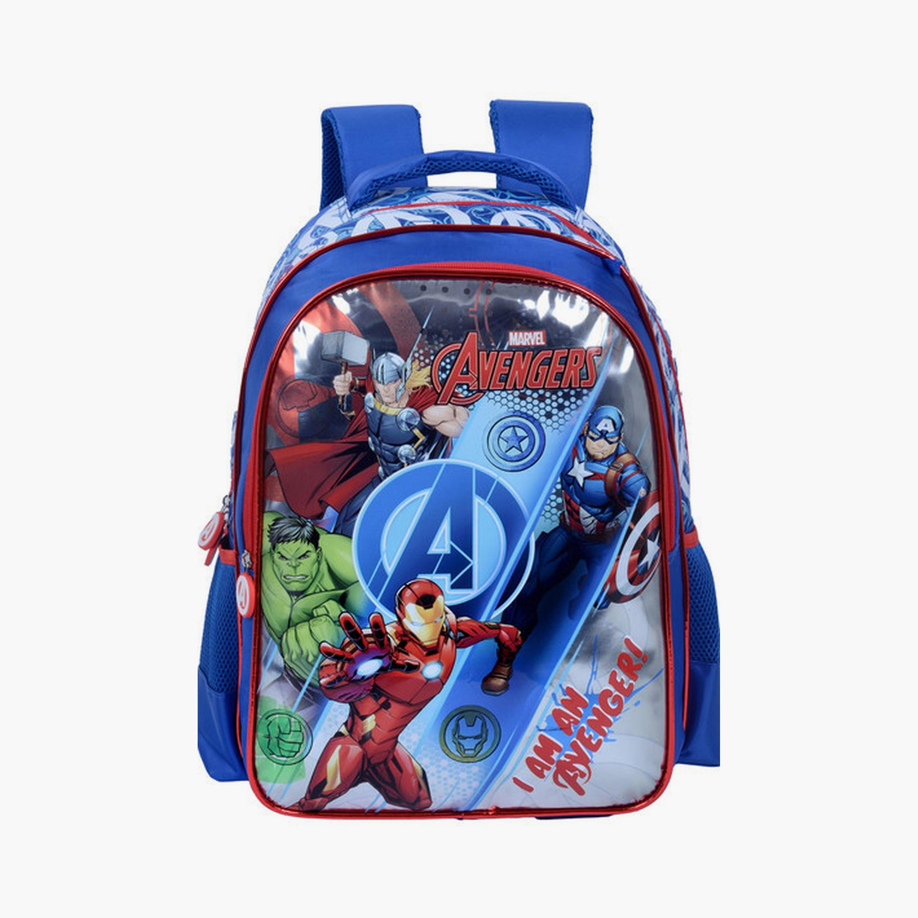 حقيبة ظهر أفينجرز مع قسمين رئيسيين وجيبين جانبيين - 16 بوصة-school-bagsandbackpacks-backpacks-image-1
