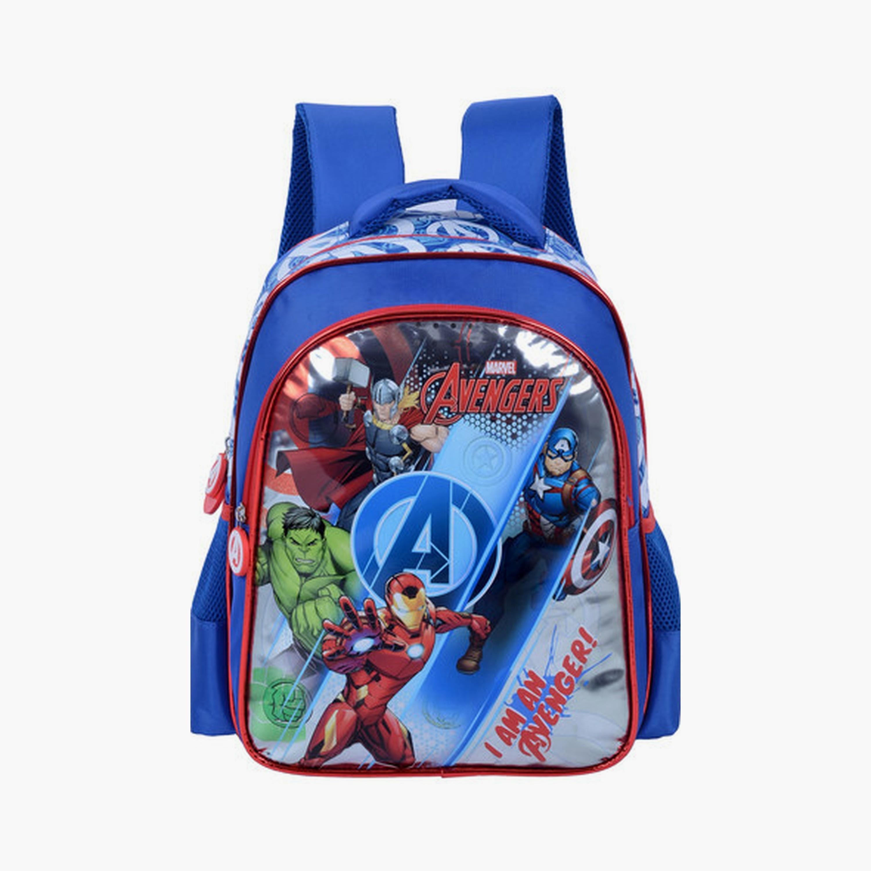 Avengers Backpack with 2 Compartments & 2 Side Pockets - 13.5inch-school-bagsandbackpacks-backpacks-image-1