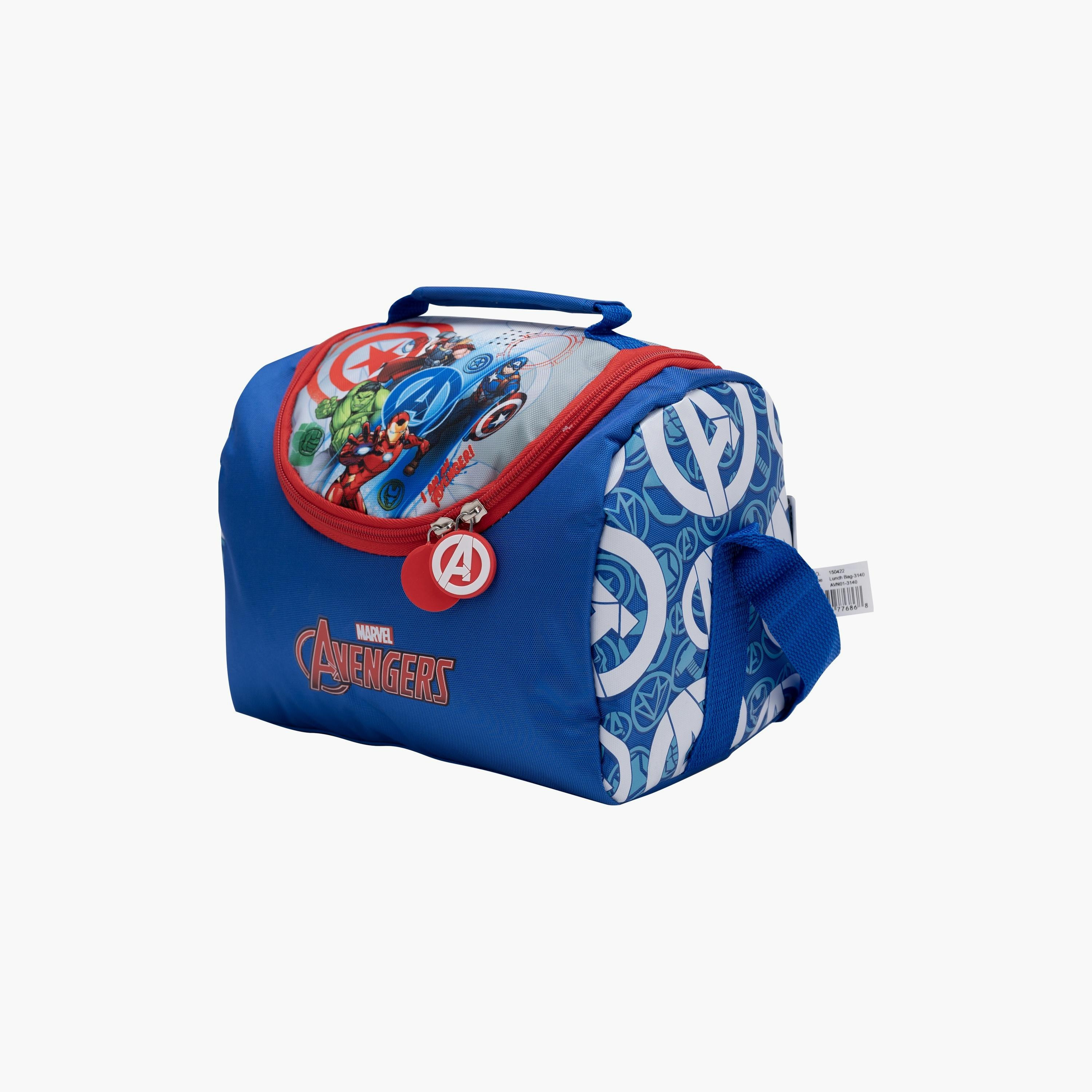 Avengers Insulated Lunch Bag with 1 Compartment & Adjustable Strap-school-lunchessentials-lunchbags-image-1