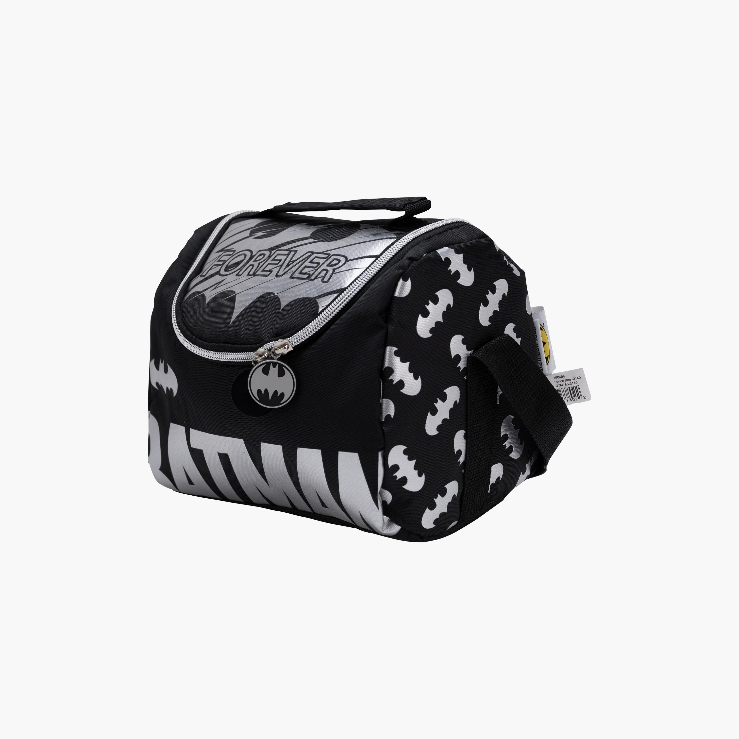 Batman Insulated Lunch Bag with 1 Compartment & Adjustable Strap-school-lunchessentials-lunchbags-image-1