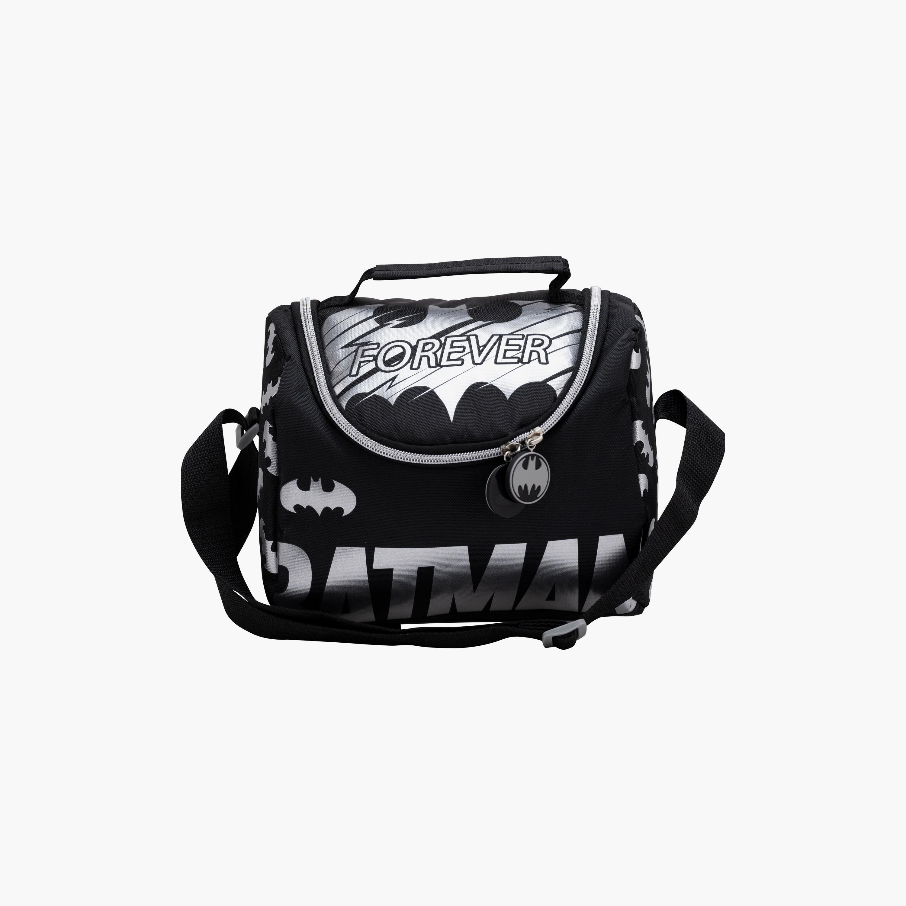 Batman Insulated Lunch Bag with 1 Compartment & Adjustable Strap-school-lunchessentials-lunchbags-image-2