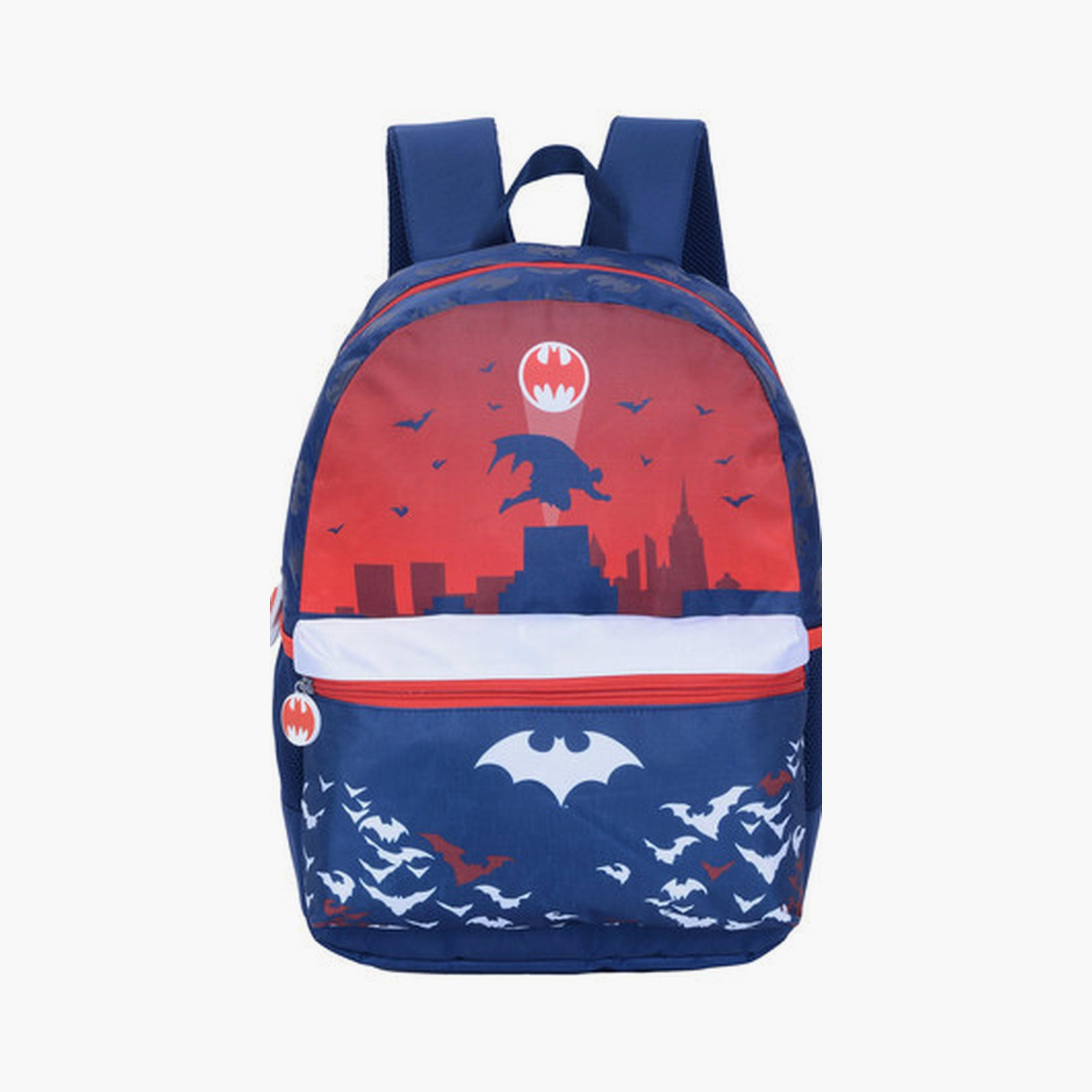 حقيبة ظهر باتمان مع قسم رئيسي واحد وجيب أمامي واحد - 16 بوصة-school-bagsandbackpacks-backpacks-image-1