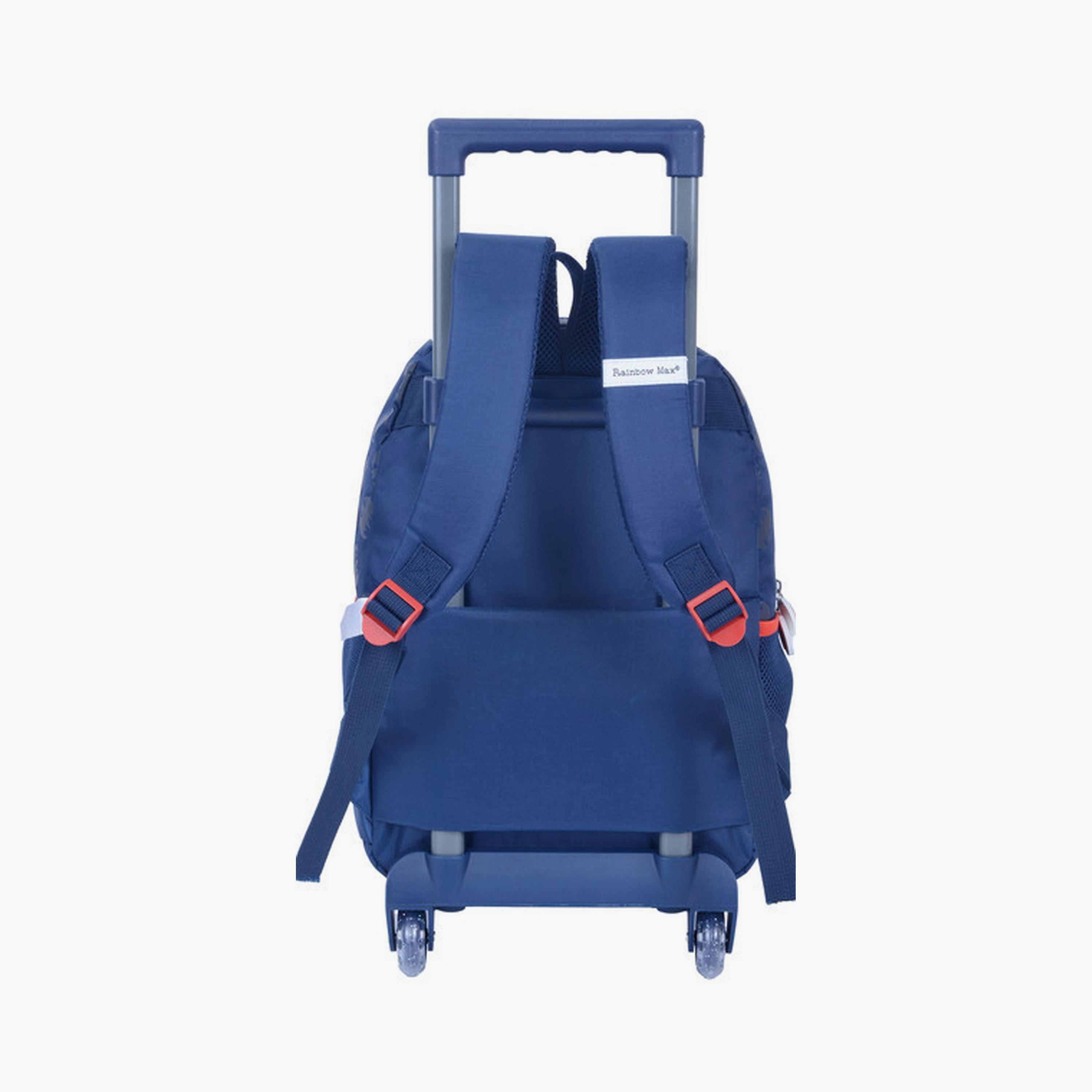 Batman Trolley Bag with 1 Main Compartment & 1 Front Pockets - 18inch-school-bagsandbackpacks-trolleybags-image-3