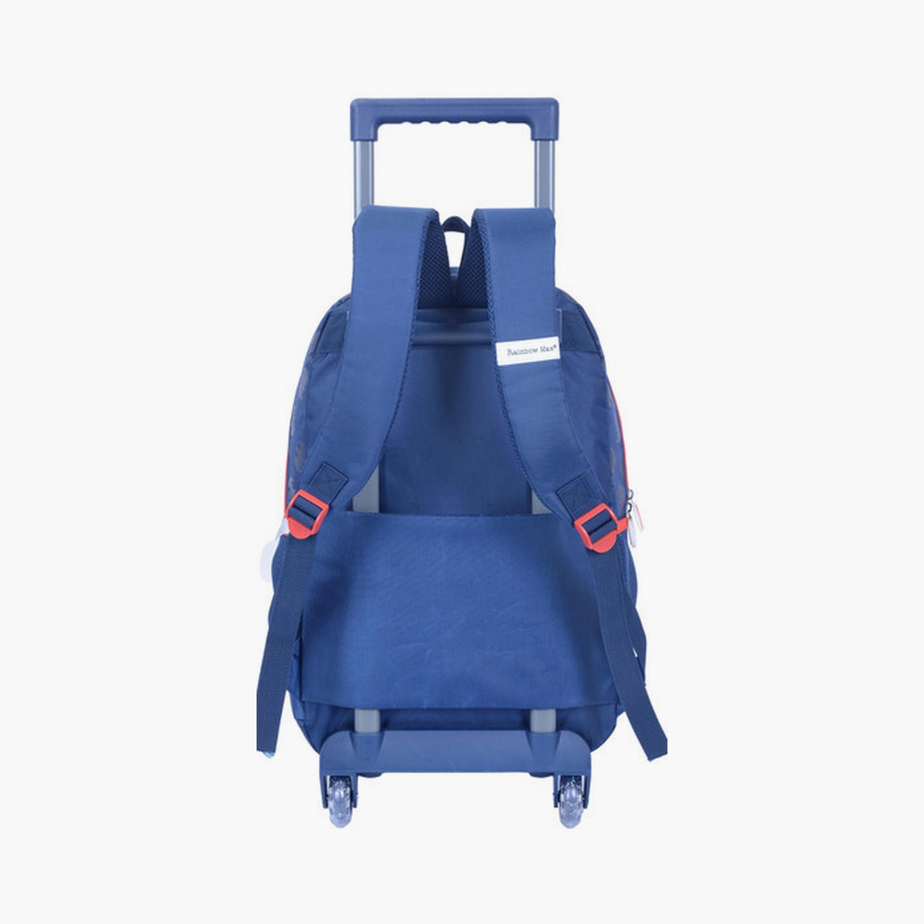 Batman Trolley Bag with 1 Main Compartment & 1 Front Pocket - 16inch-school-bagsandbackpacks-trolleybags-image-3