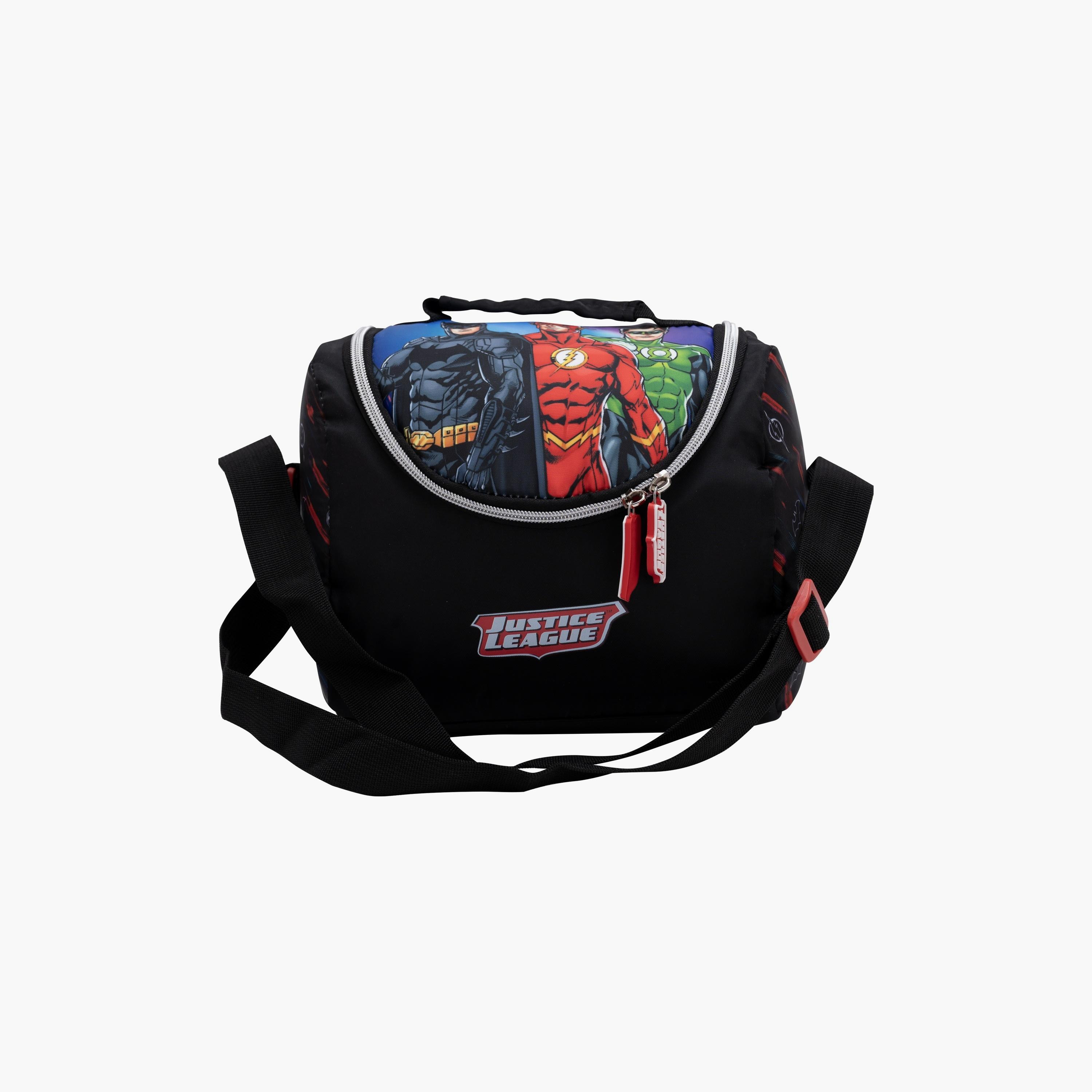 Justice League Insulated Lunch Bag with 1 Compartment & Adjustable Strap-school-lunchessentials-lunchbags-image-2