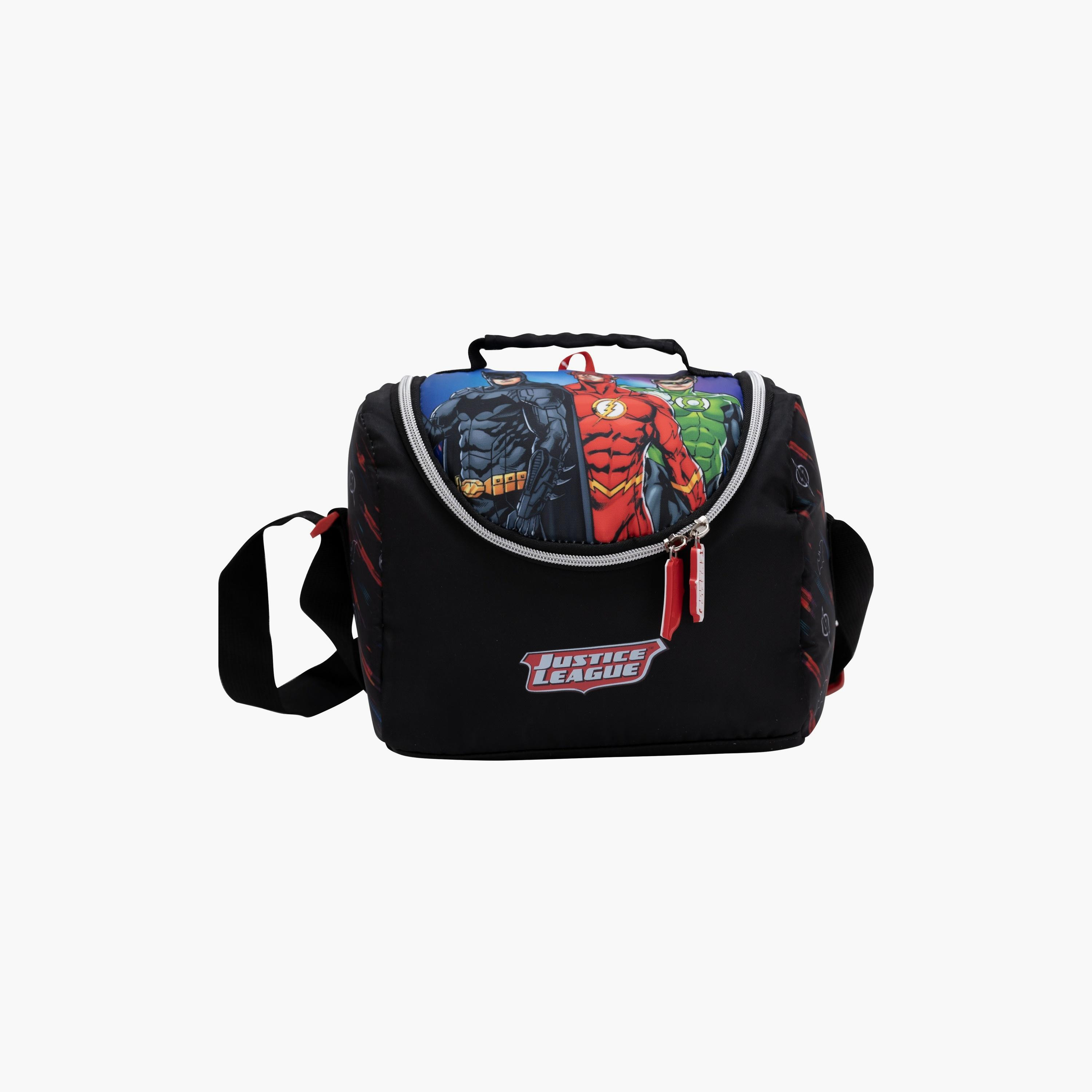 Justice League Insulated Lunch Bag with 1 Compartment & Adjustable Strap-school-lunchessentials-lunchbags-image-3