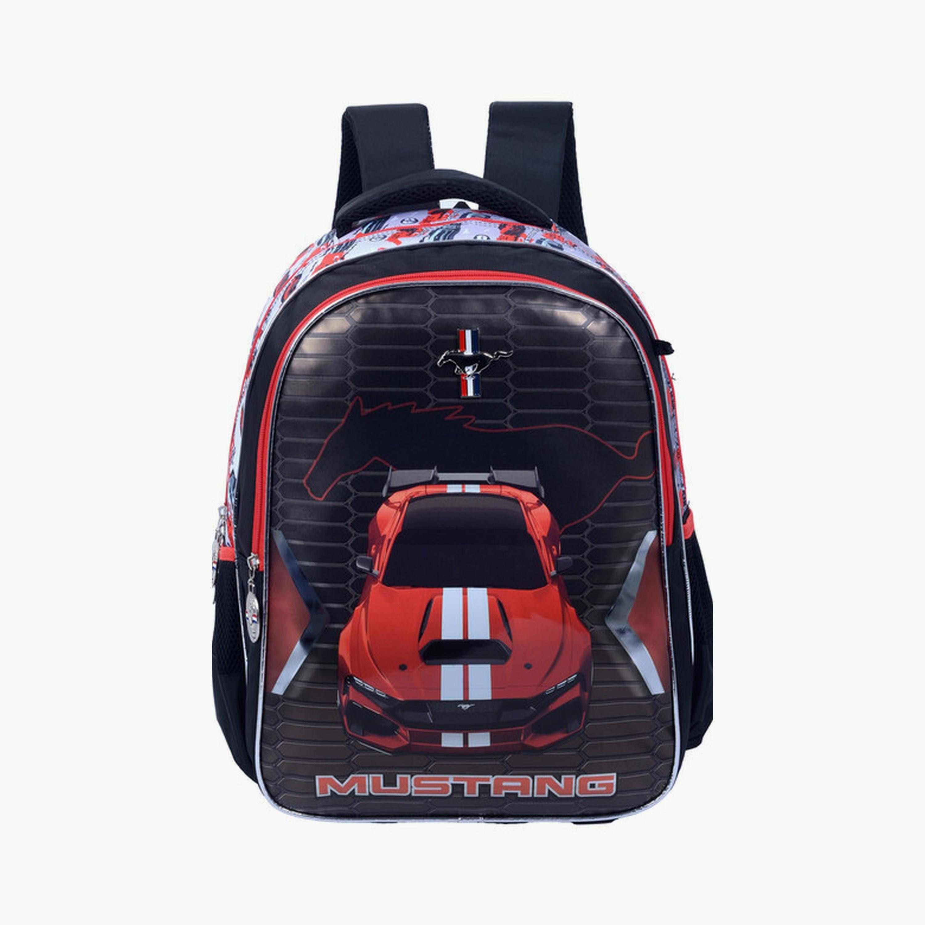 حقيبة ظهر موستانج بقسمين رئيسيين وجيبين جانبيين - مقاس 16 بوصة-school-bagsandbackpacks-backpacks-image-2