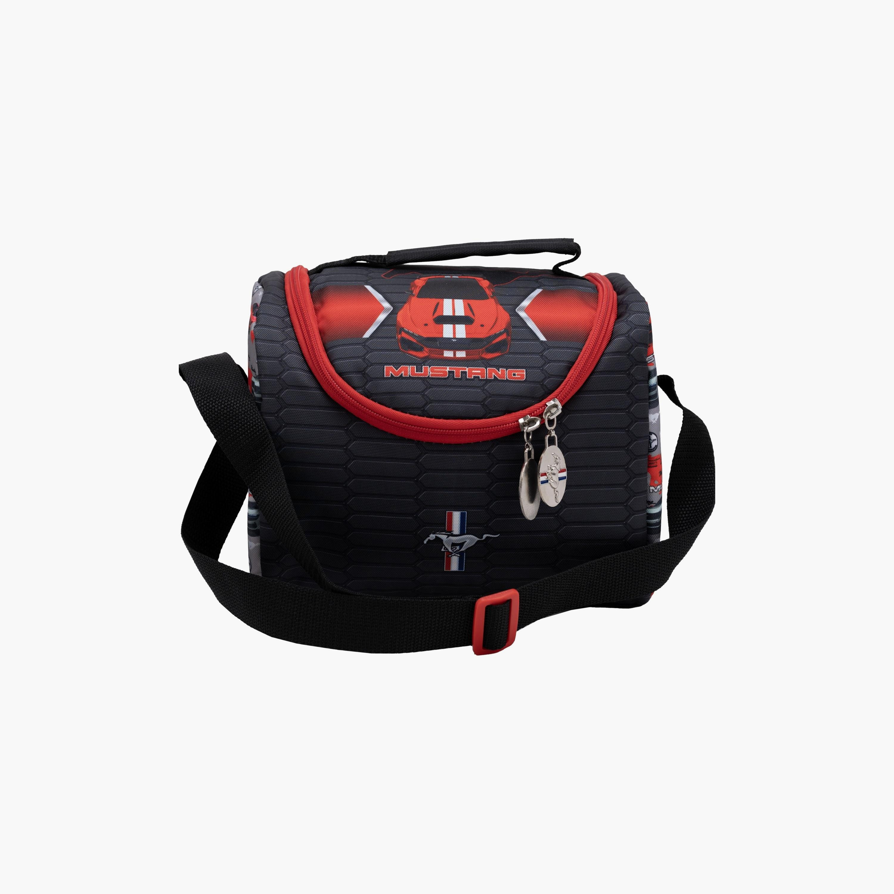 Mustang Insulated Lunch Bag with 1 Compartment & Adjustable Strap-school-lunchessentials-lunchbags-image-2
