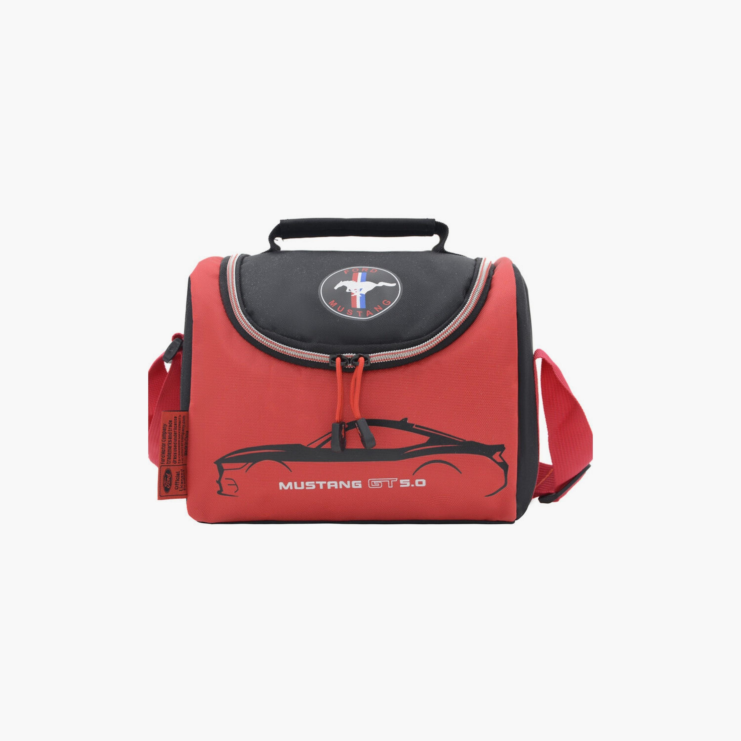 Mustang Insulated Lunch Bag with 1 Compartment & Adjustable Strap-school-lunchessentials-lunchbags-image-1