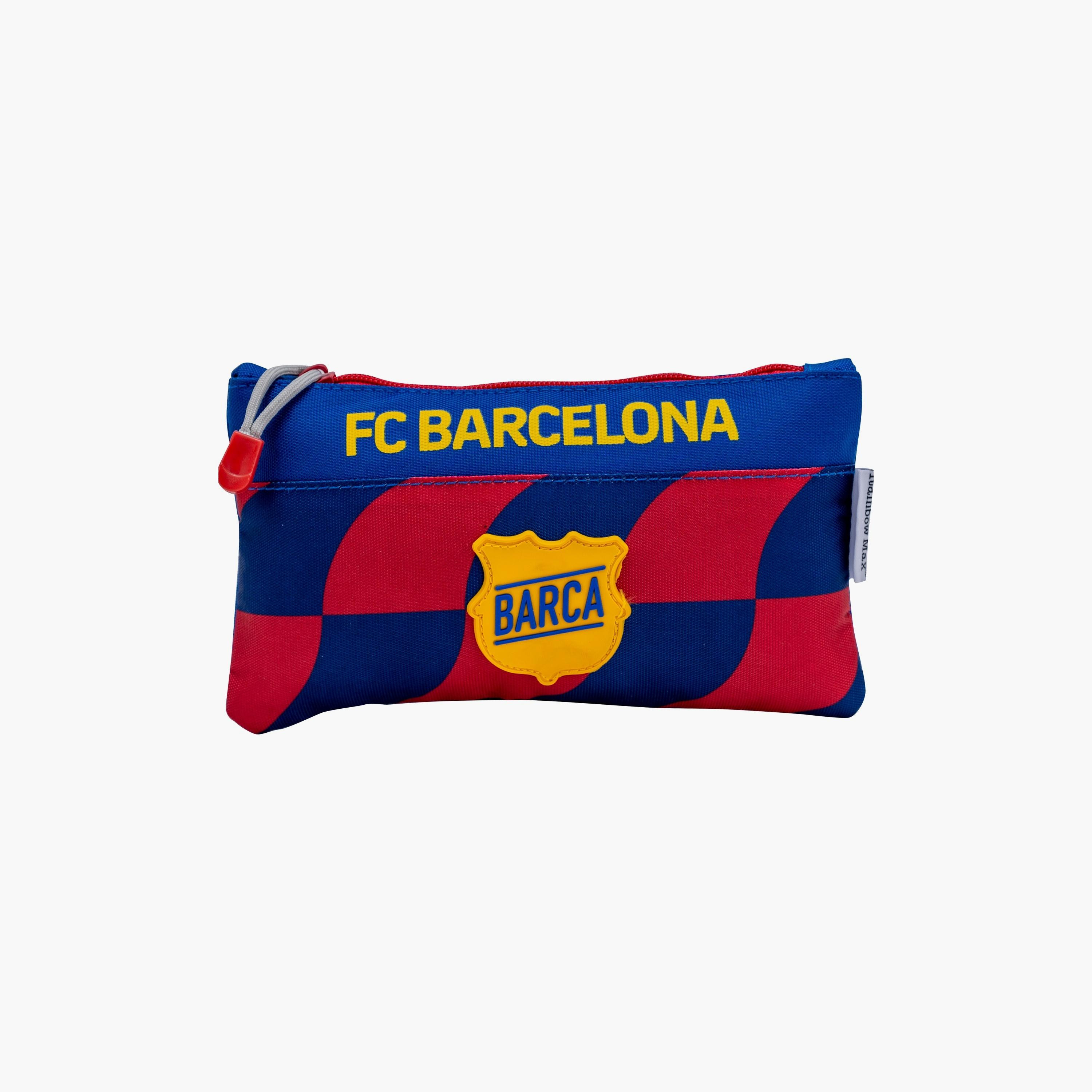 حافظة أقلام برشلونة مع قسم واحد وسحاب للإغلاق-school-stationery-pencilcases-image-1