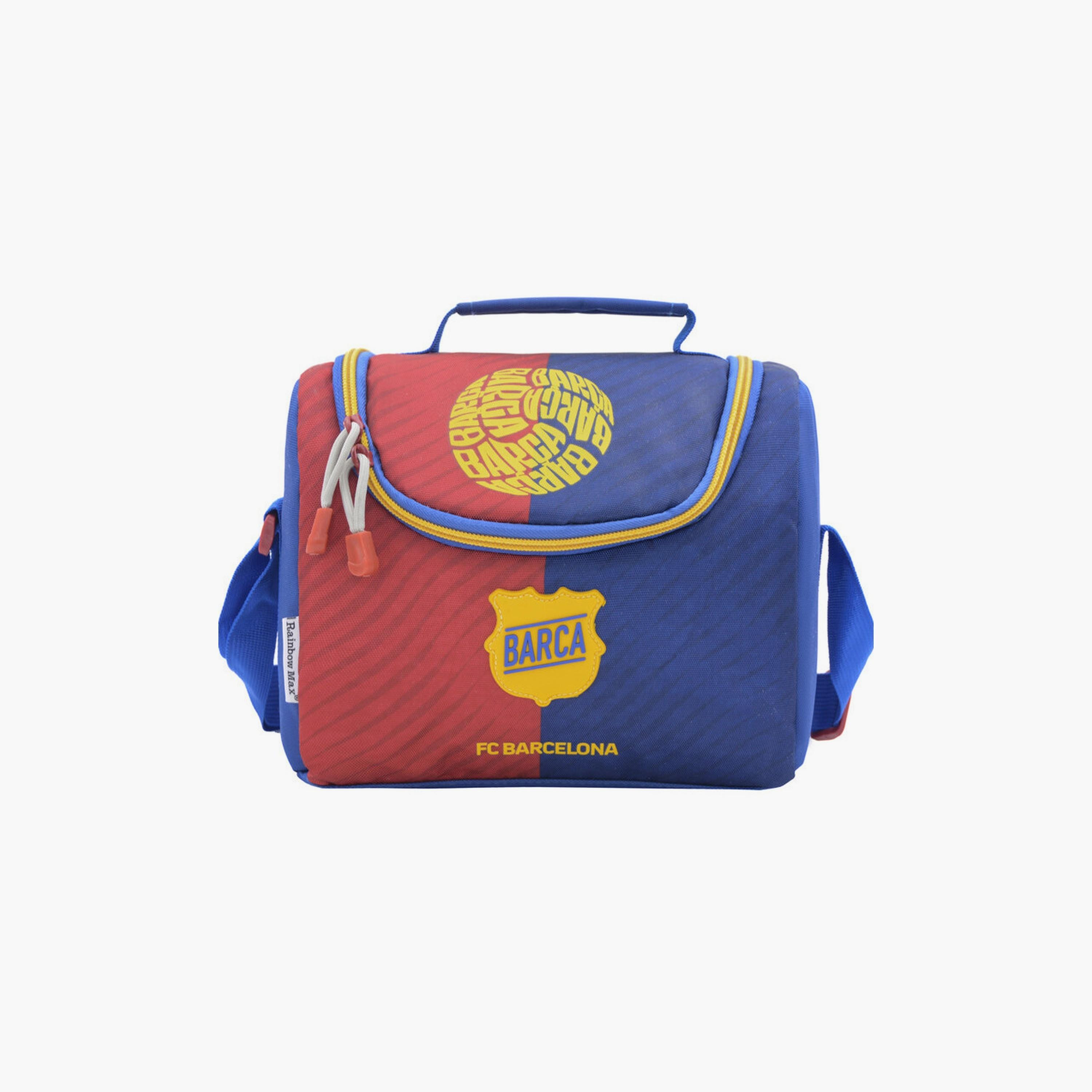 حقيبة غداء برشلونة المعزولة مع قسم واحد وحزام قابل للتعديل-school-lunchessentials-lunchbags-image-2