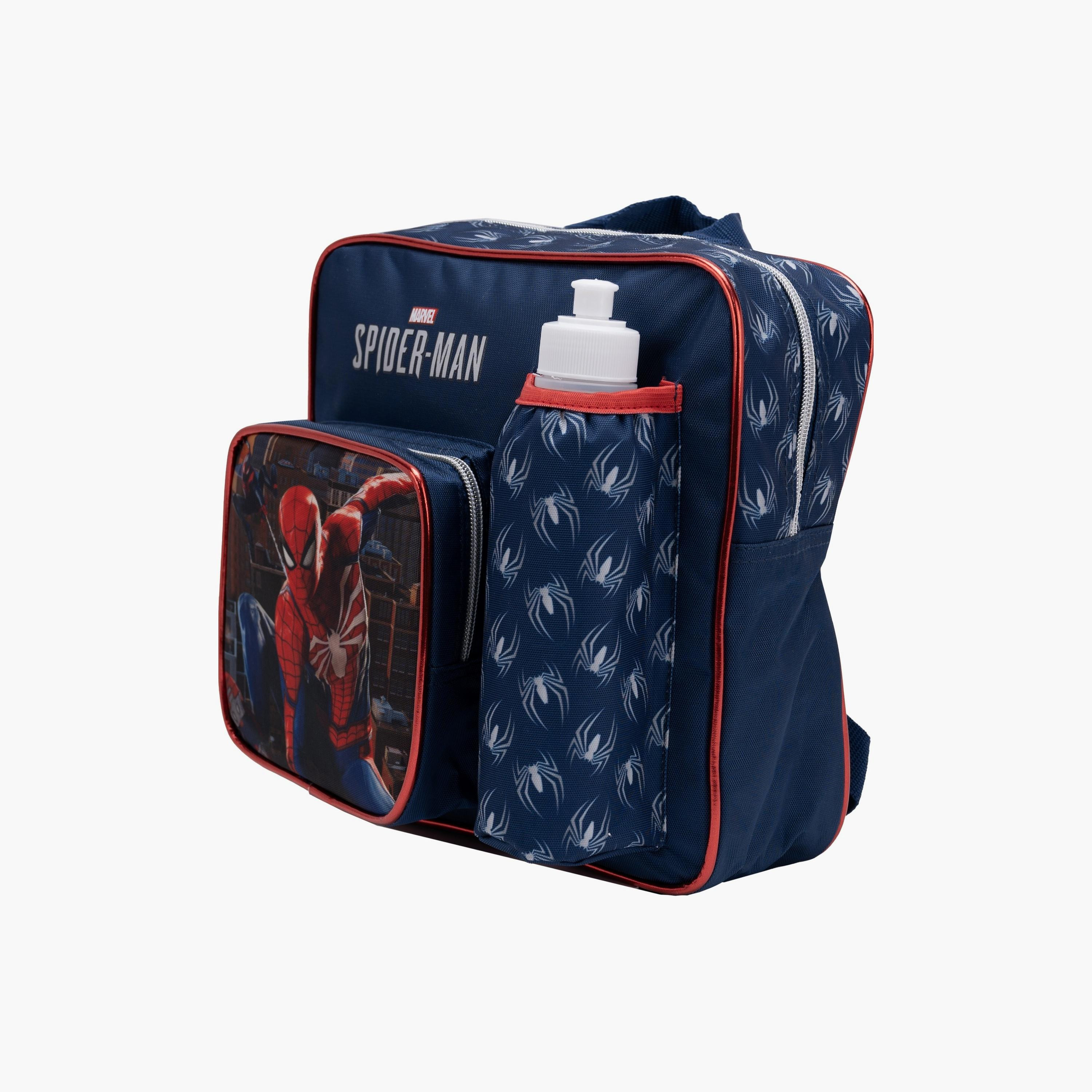 مجموعة حقيبة ظهر للأطفال معزولة برسومات سبايدرمان، 5 قطع - 11 بوصة-school-bagsandbackpacks-backpacks-image-1