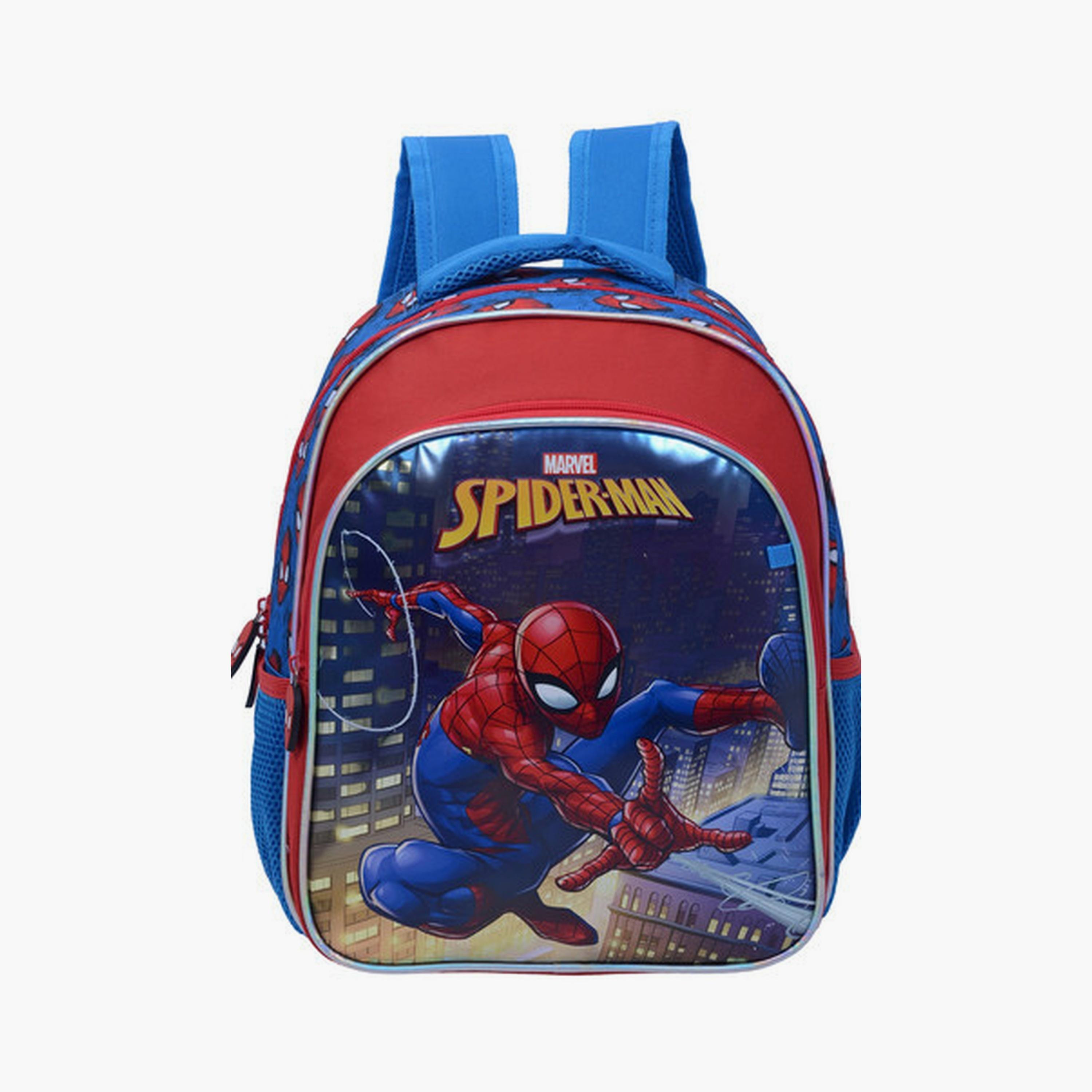 حقيبة ظهر سبايدرمان مع قسمين وجيبين جانبيين - 13.5 بوصة-school-bagsandbackpacks-backpacks-image-1