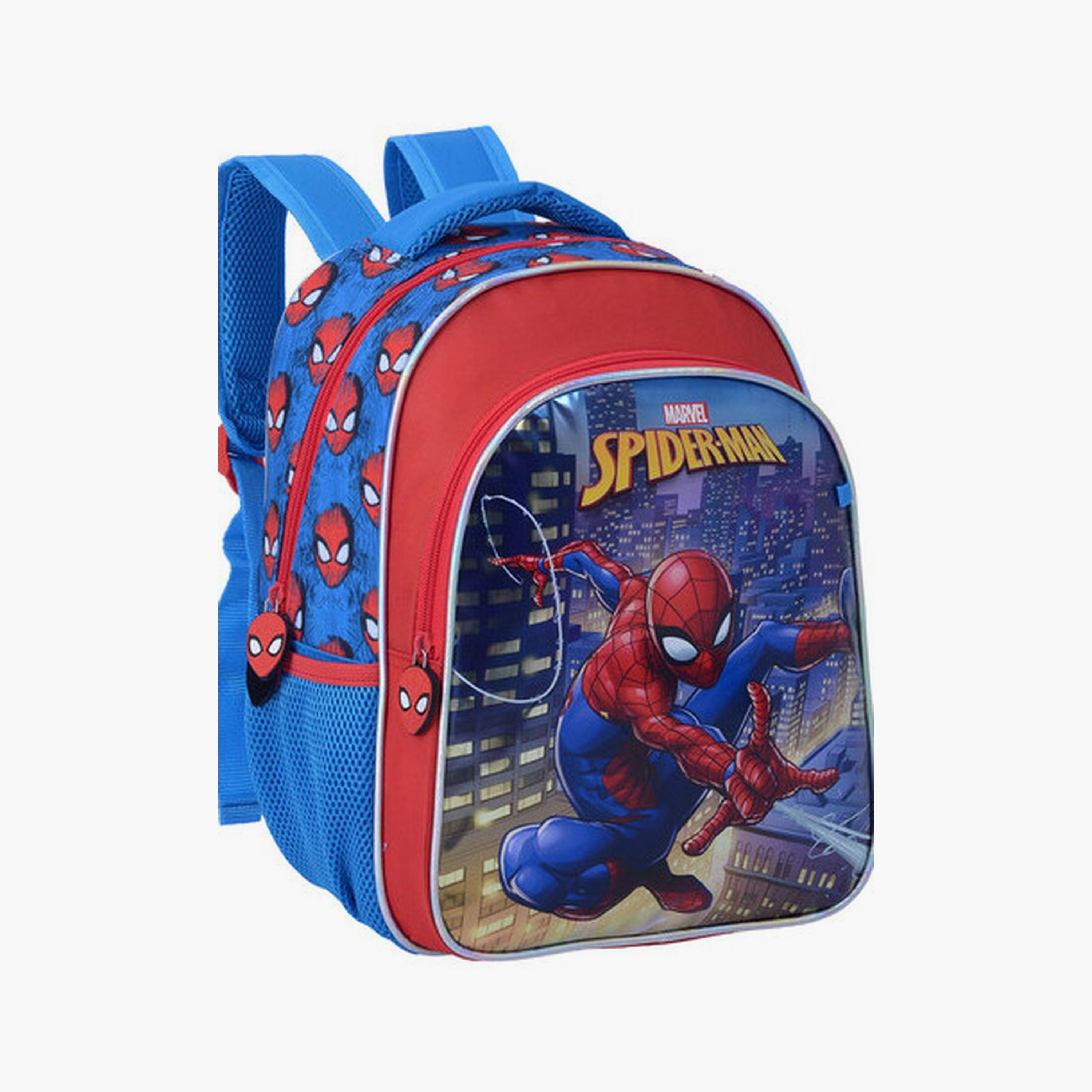 حقيبة ظهر سبايدرمان مع قسمين وجيبين جانبيين - 13.5 بوصة-school-bagsandbackpacks-backpacks-image-3