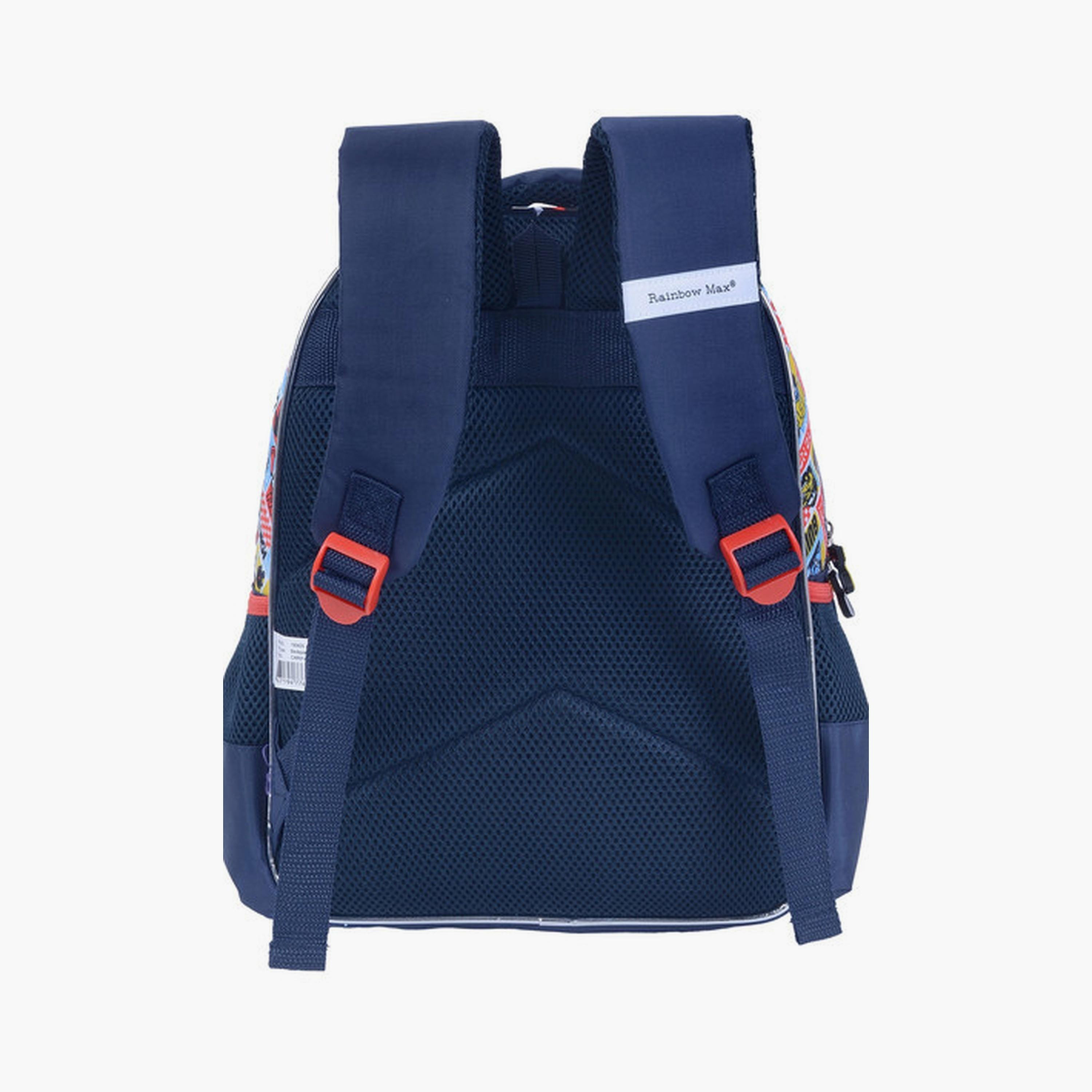 حقيبة ظهر كارز مع قسمين رئيسيين وجيبين جانبيين - 16 بوصة-school-bagsandbackpacks-backpacks-image-2