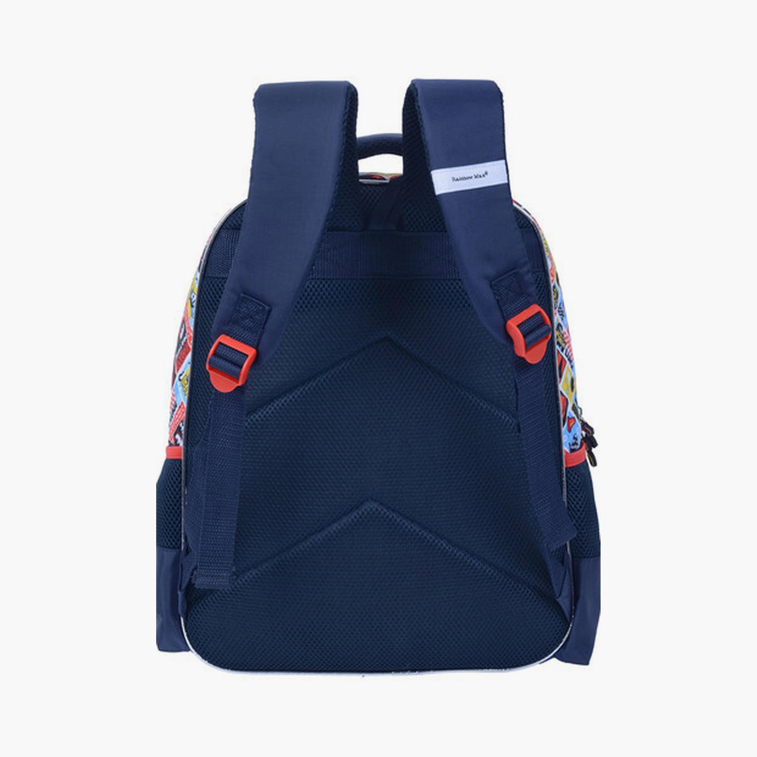 حقيبة ظهر كارز مع قسمين وجيبين جانبيين - 13.5 بوصة-school-bagsandbackpacks-backpacks-image-3