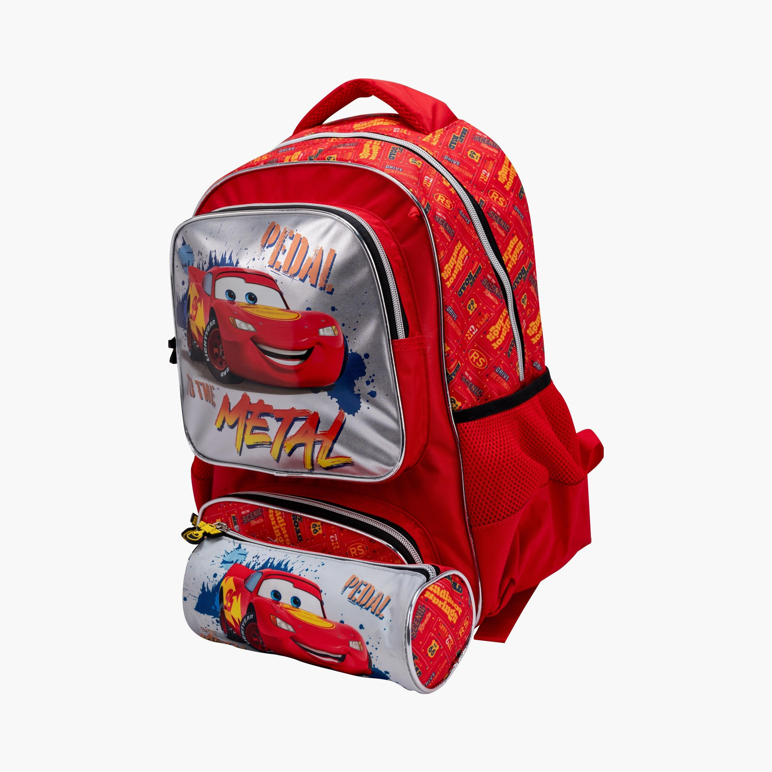 Cars Backpack with 1 Main Compartment & 2 Front Pockets - 16inch-school-bagsandbackpacks-backpacks-image-3