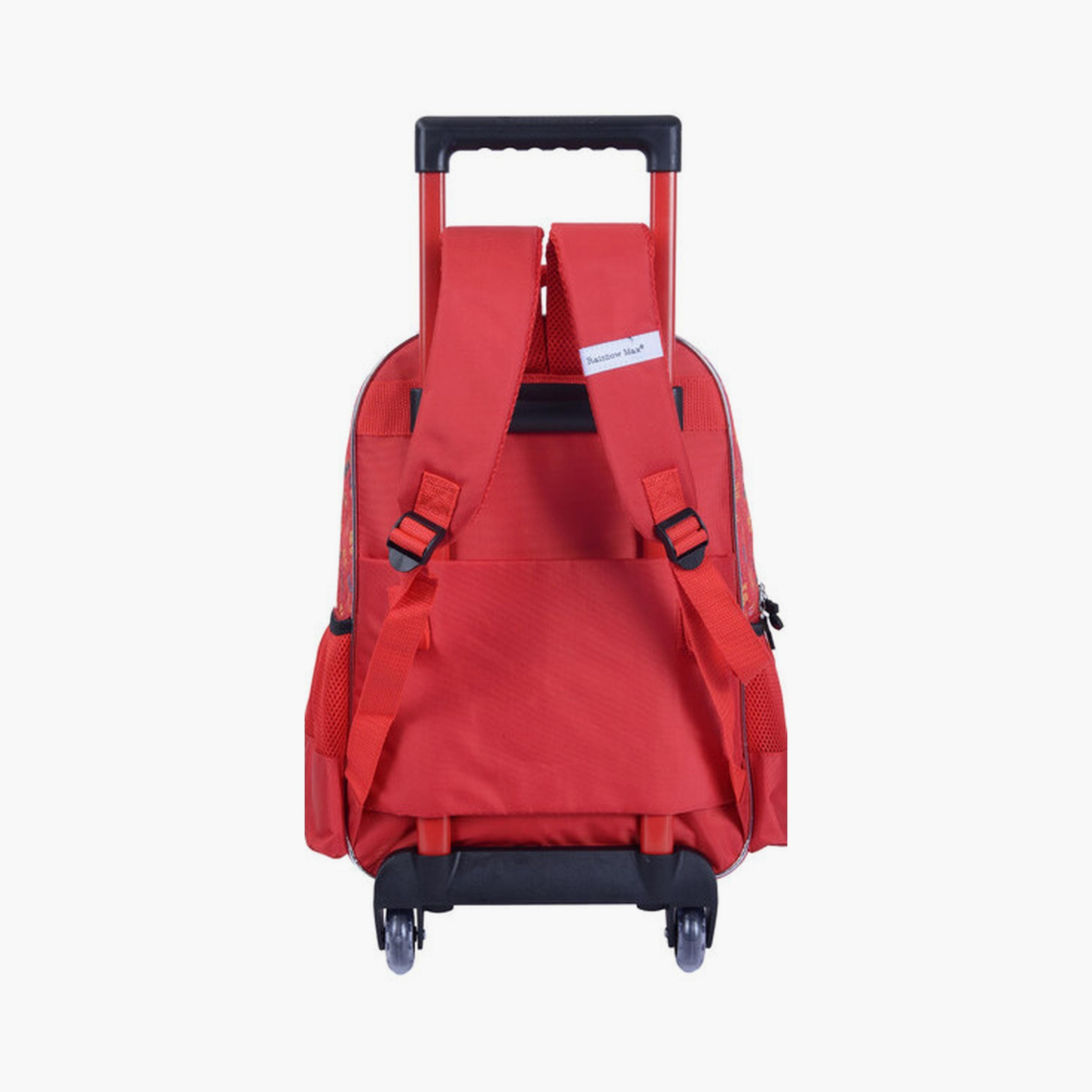 Cars Trolley Bag with 1 Main Compartment & 2 Front Pockets - 16inch-school-bagsandbackpacks-trolleybags-image-3