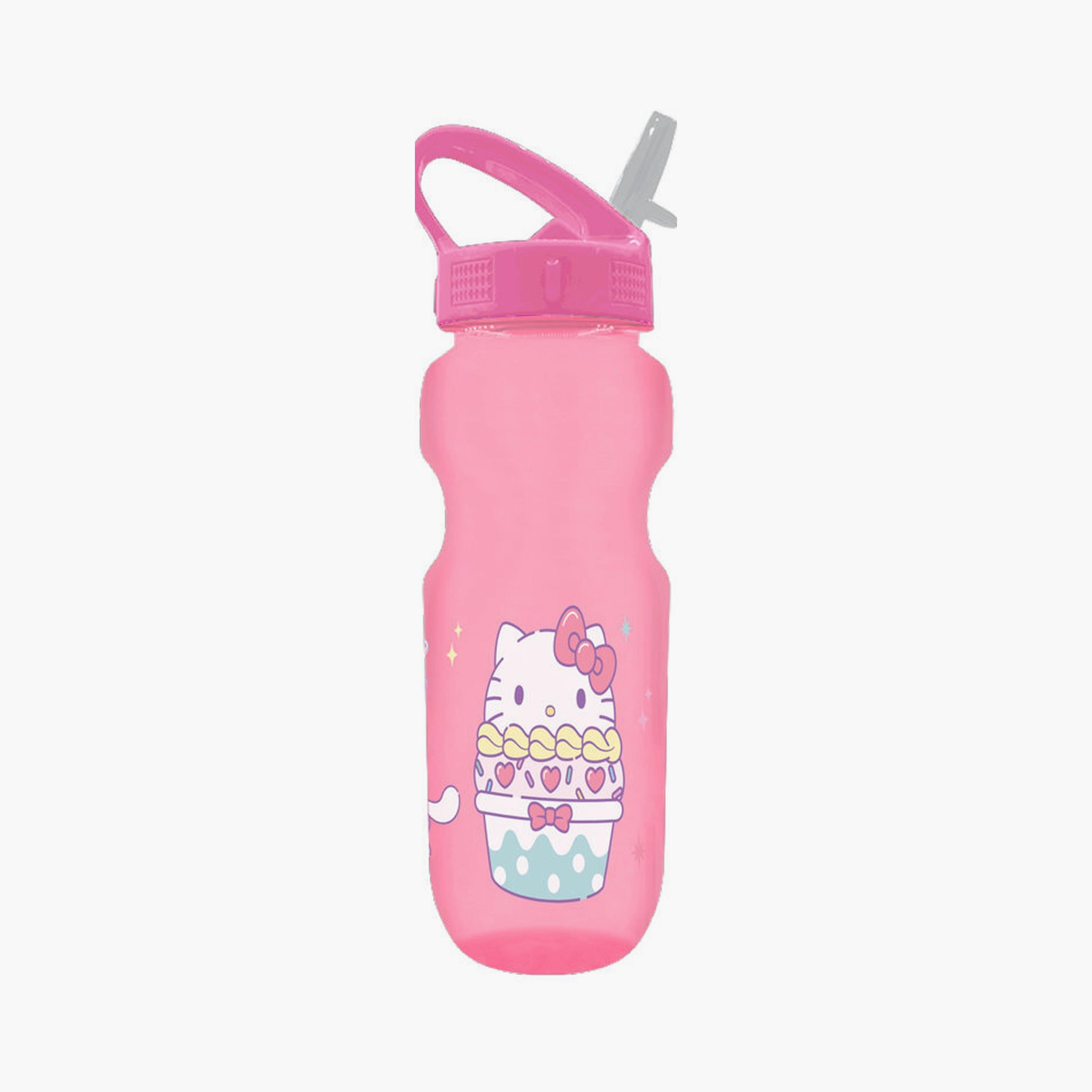 Hello Kitty Printed School Water Bottle - Pink-school-waterbottles-image-1