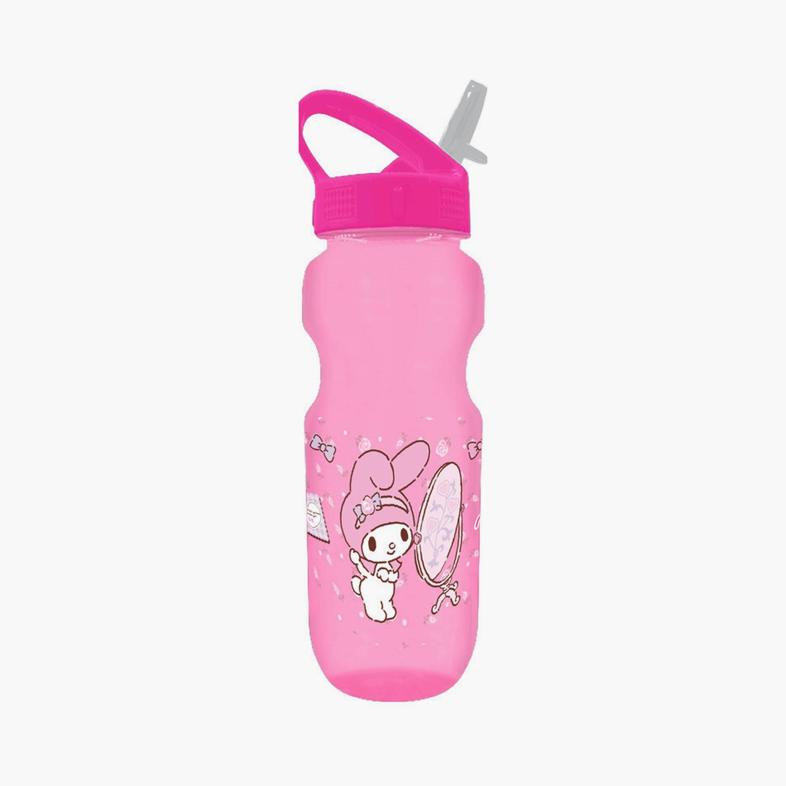 My Melody Printed School Water Bottle - Pink-school-waterbottles-image-1