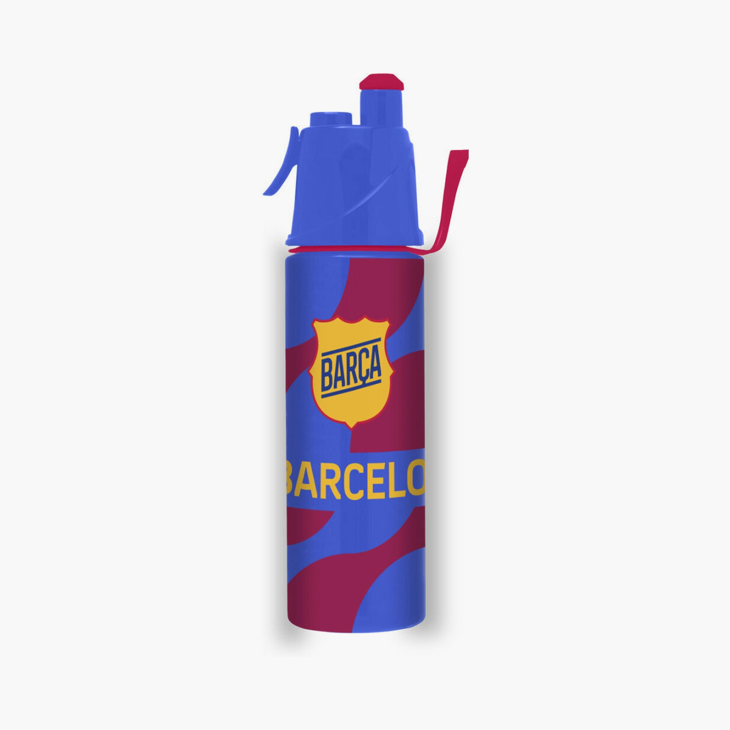 Lulu Caty Printed School Water Bottle - 550ml - Blue-school-waterbottles-image-1