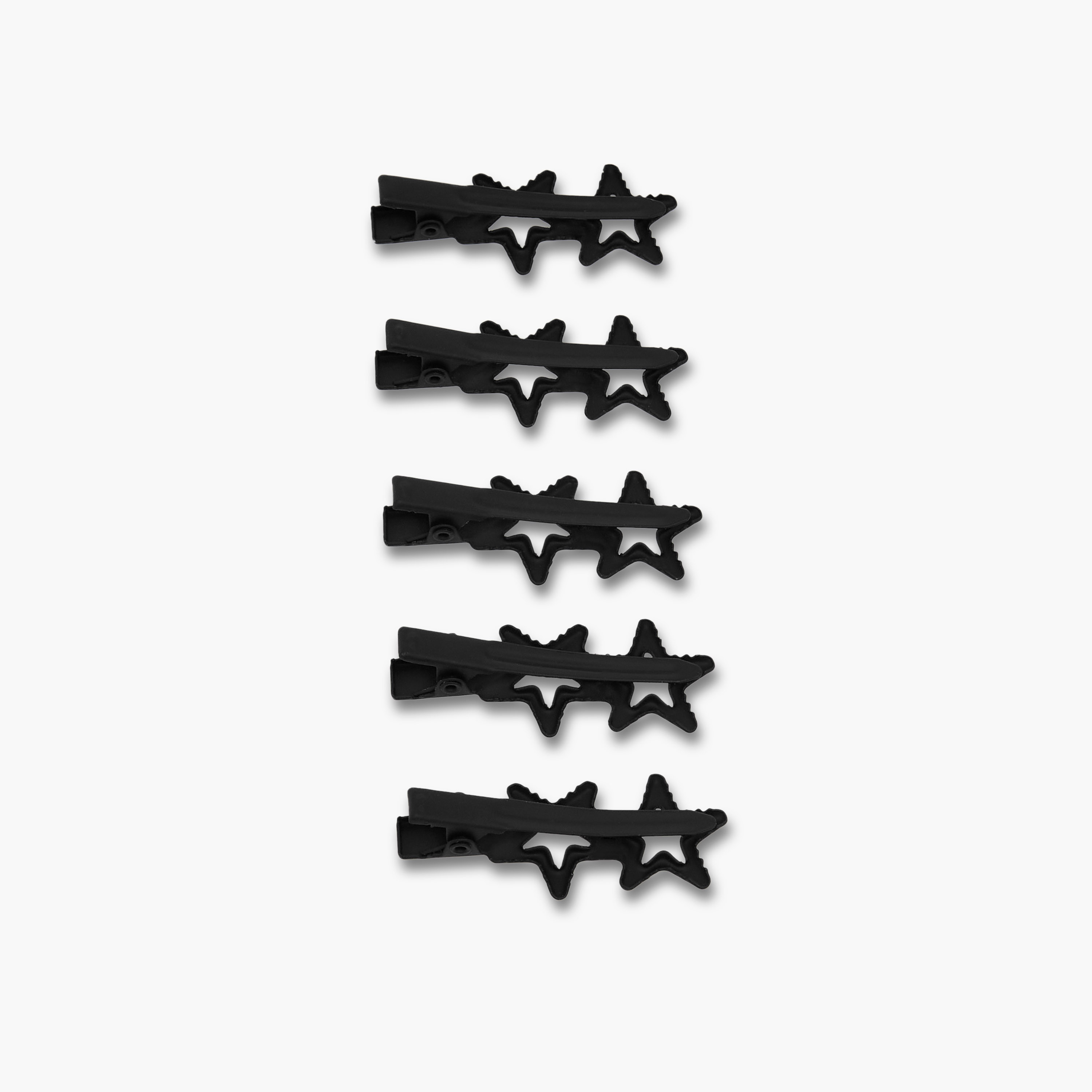 Charmz Girls Hair Clip with Star Accent - Plastic - Set of 5-girls-accessories-hairaccessories-image-3