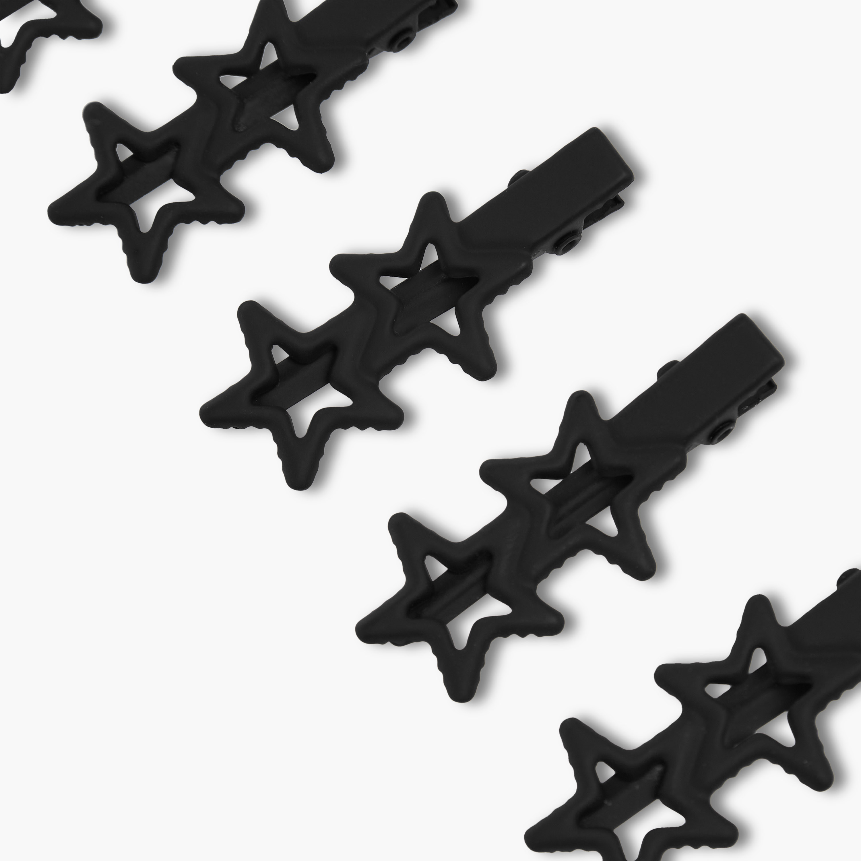 Charmz Girls Hair Clip with Star Accent - Plastic - Set of 5-girls-accessories-hairaccessories-image-5