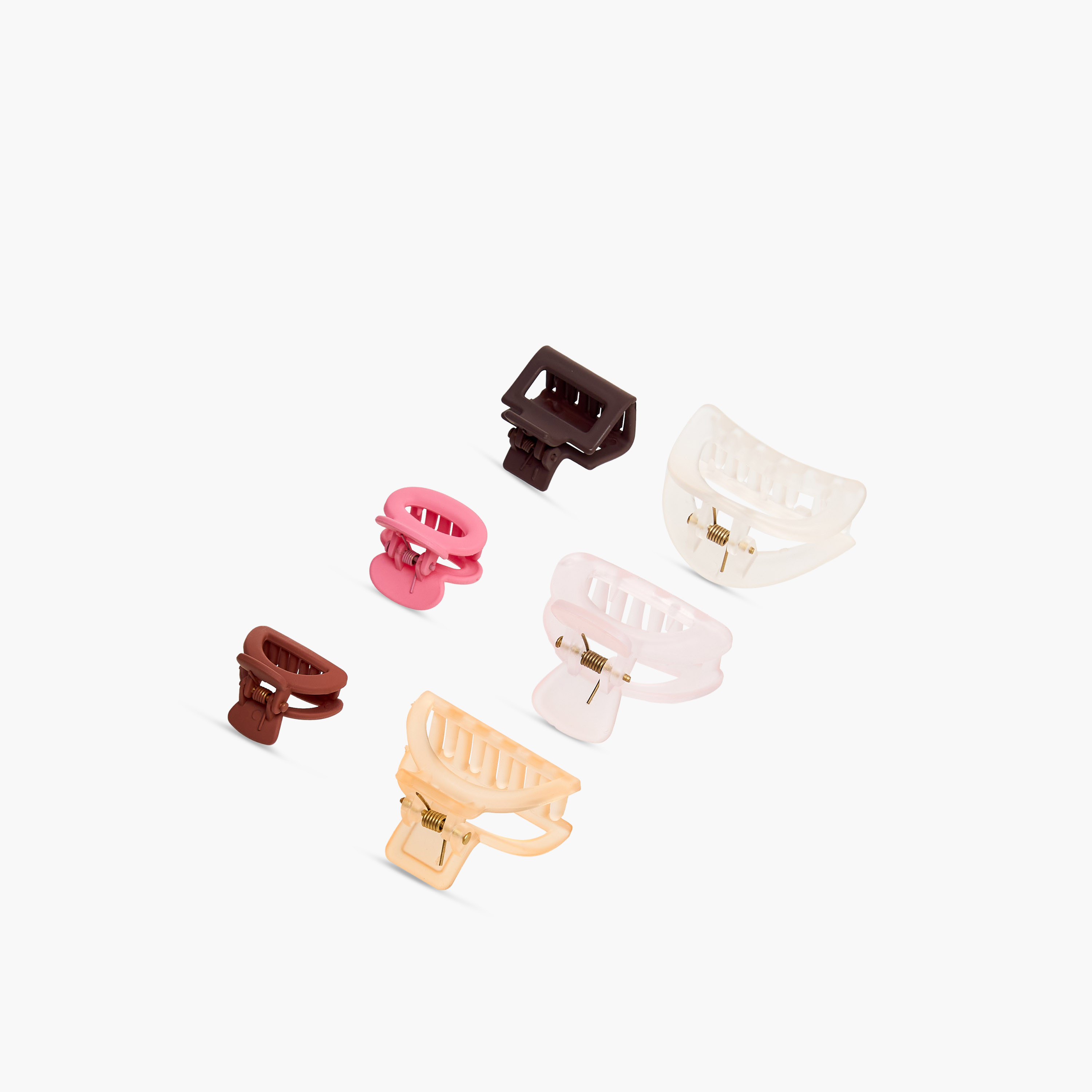 Charmz Girls Claw Hair Clamp- Plastic - Set of 6-girls-accessories-hairaccessories-image-8