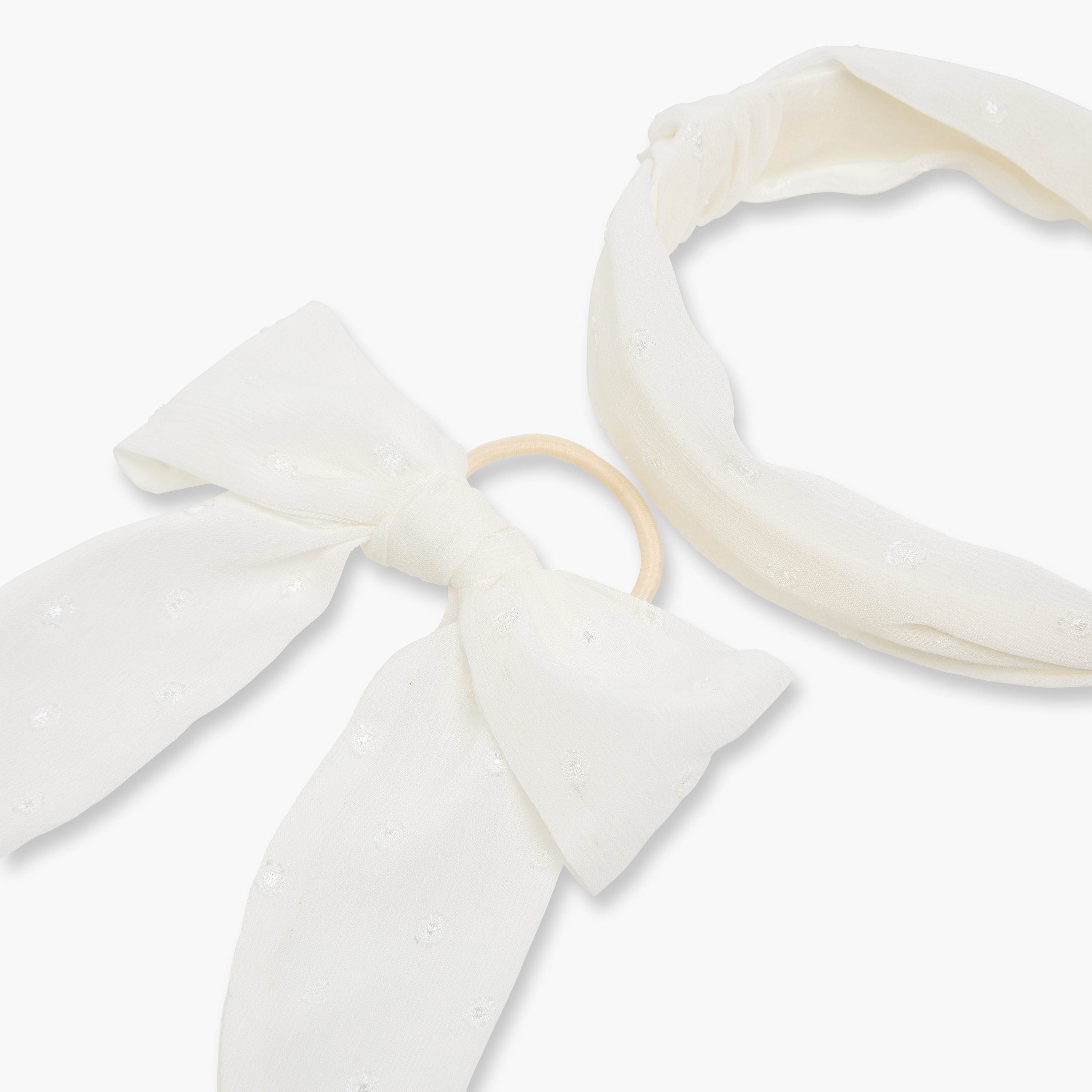 ربطة وشريطة شعر بارزة الملمس للبنات من تشارمز - طقم من قطعتين-girls-accessories-hairaccessories-image-8