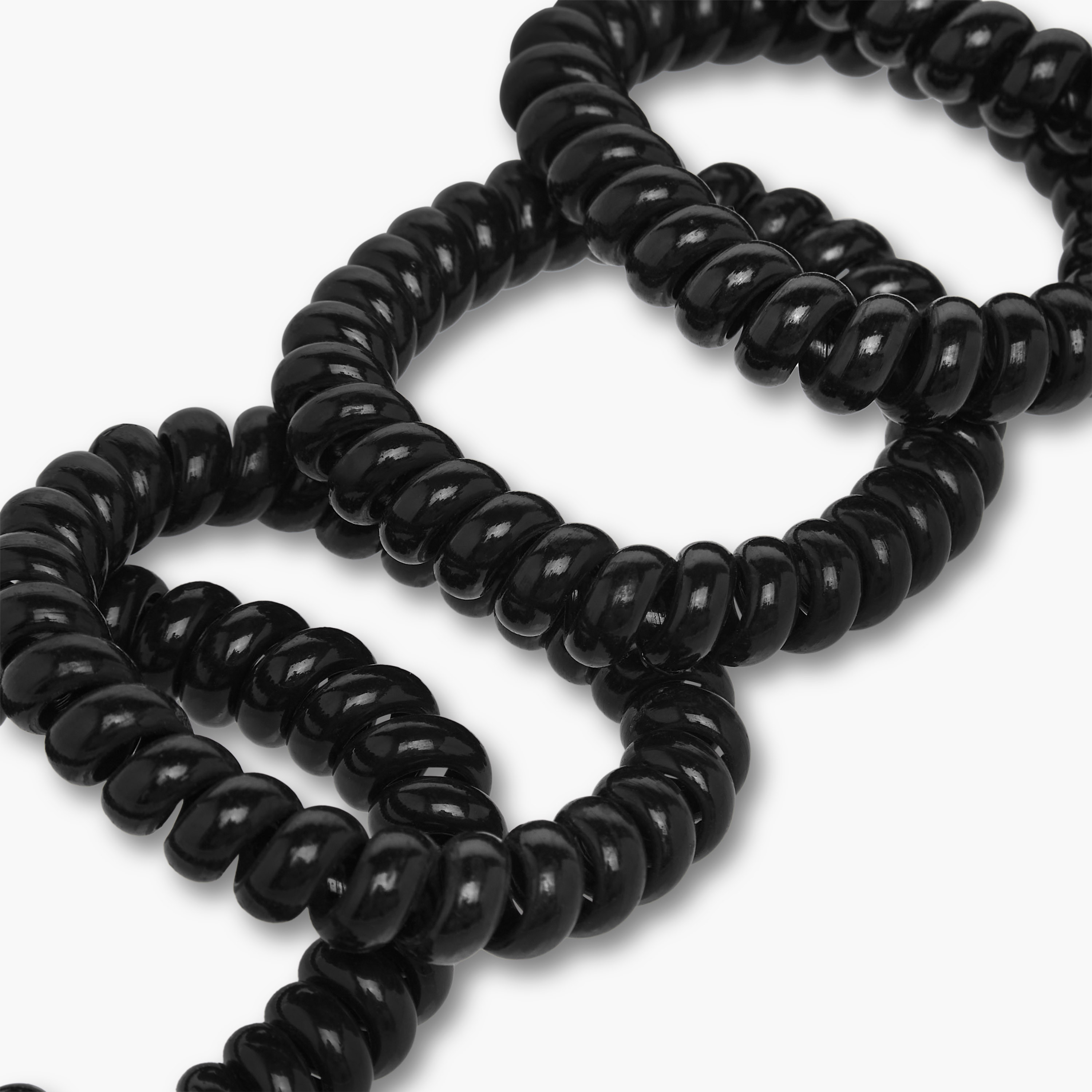 Charmz Girls Hair Tie with Spiral Shape - Set of 5-girls-accessories-hairaccessories-image-5