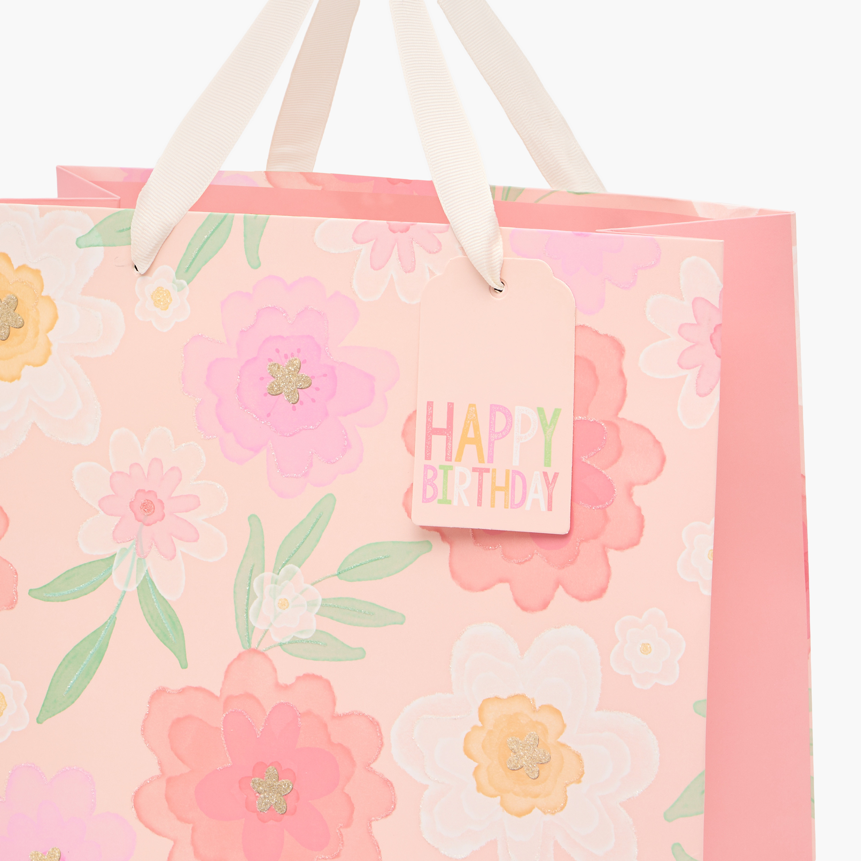 Floral Print Paper Gift Bag - Large-household-giftingaccessories-giftings-image-3
