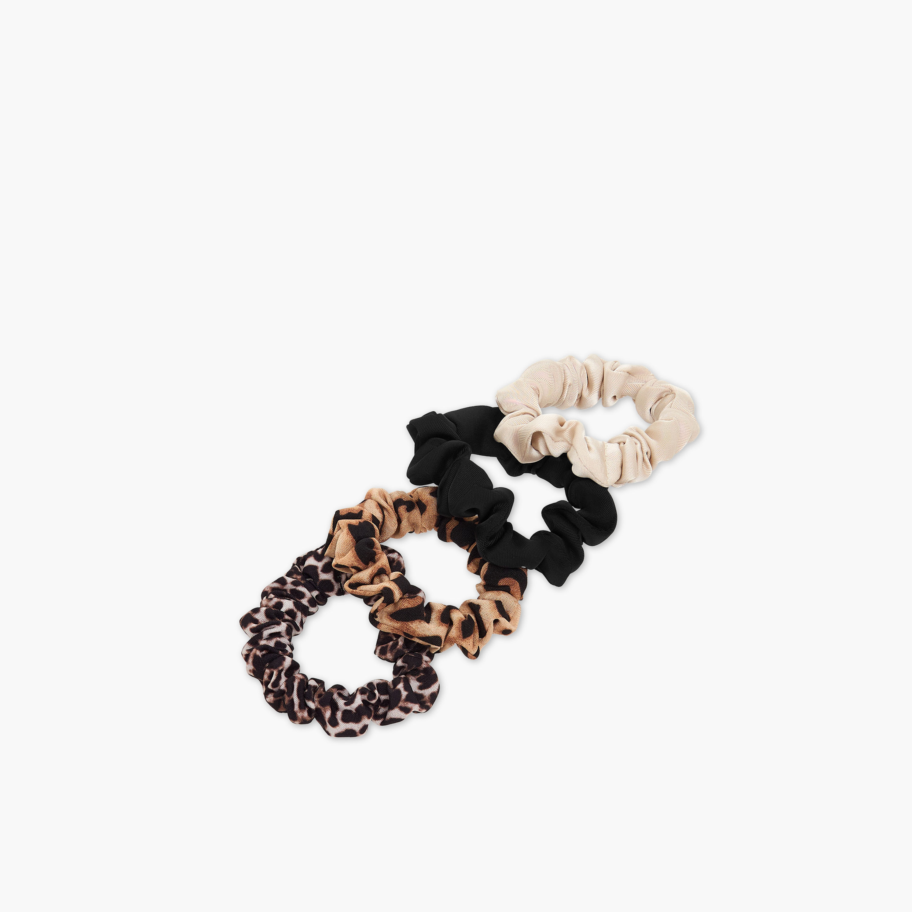Charmz Girls Scrunchie with Assorted Print - Set of 4-girls-accessories-hairaccessories-image-3