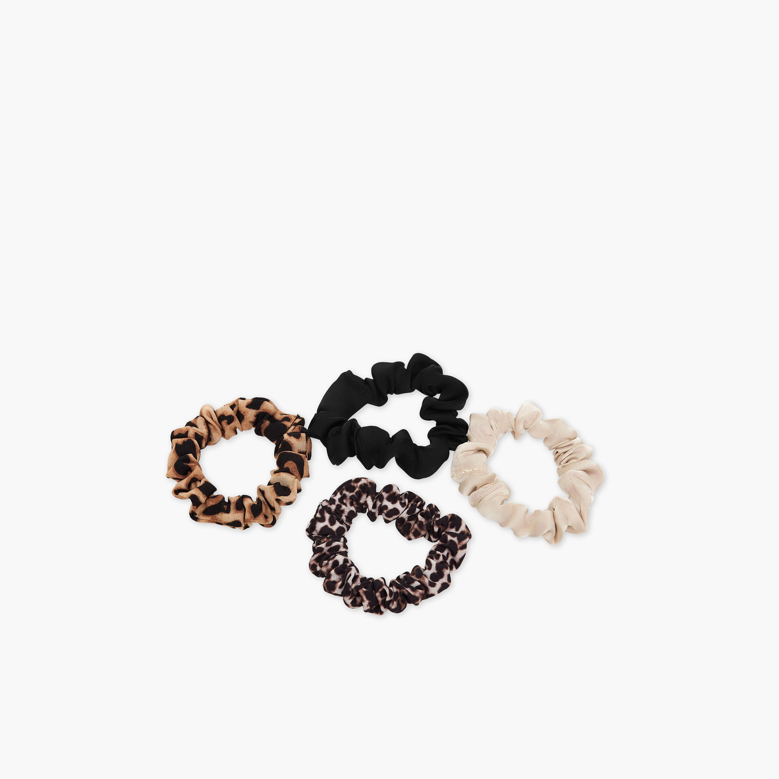 Charmz Girls Scrunchie with Assorted Print - Set of 4-girls-accessories-hairaccessories-image-4
