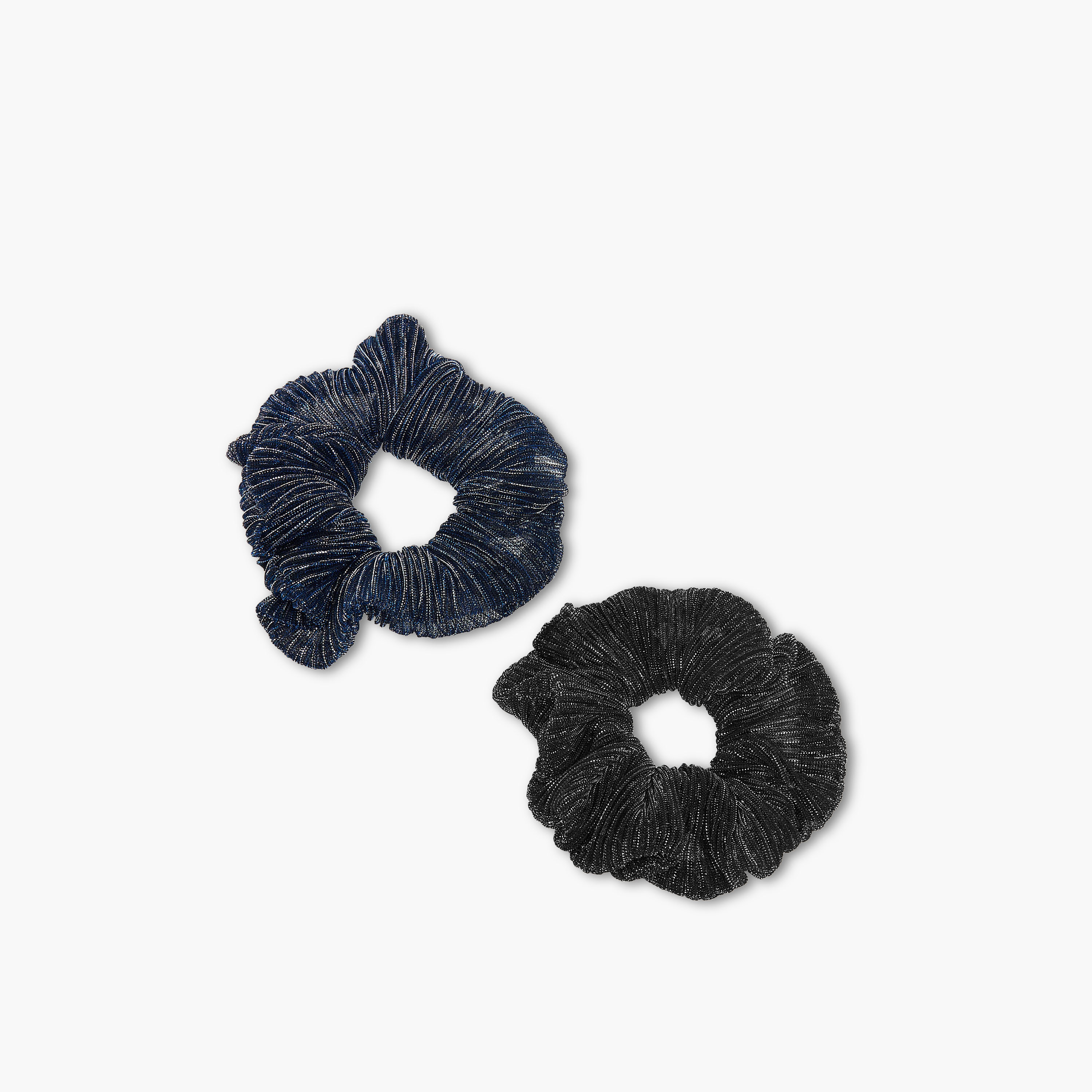 Charmz Girls Glitter Textured Scrunchie - Set of 2-girls-accessories-hairaccessories-image-3