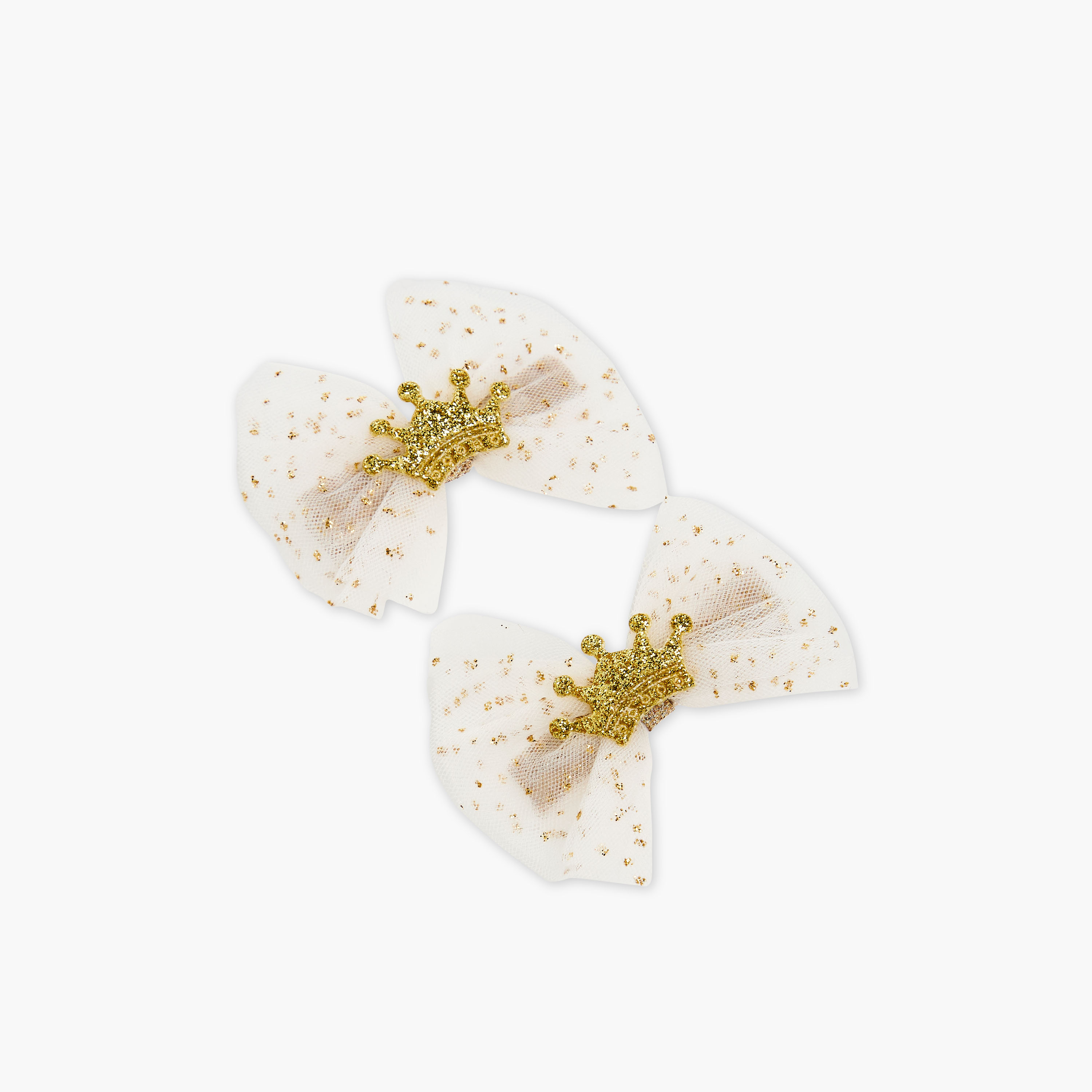 Charmz Girls Hair Clip with Crown Accent - Set of 2-girls-accessories-hairaccessories-image-2