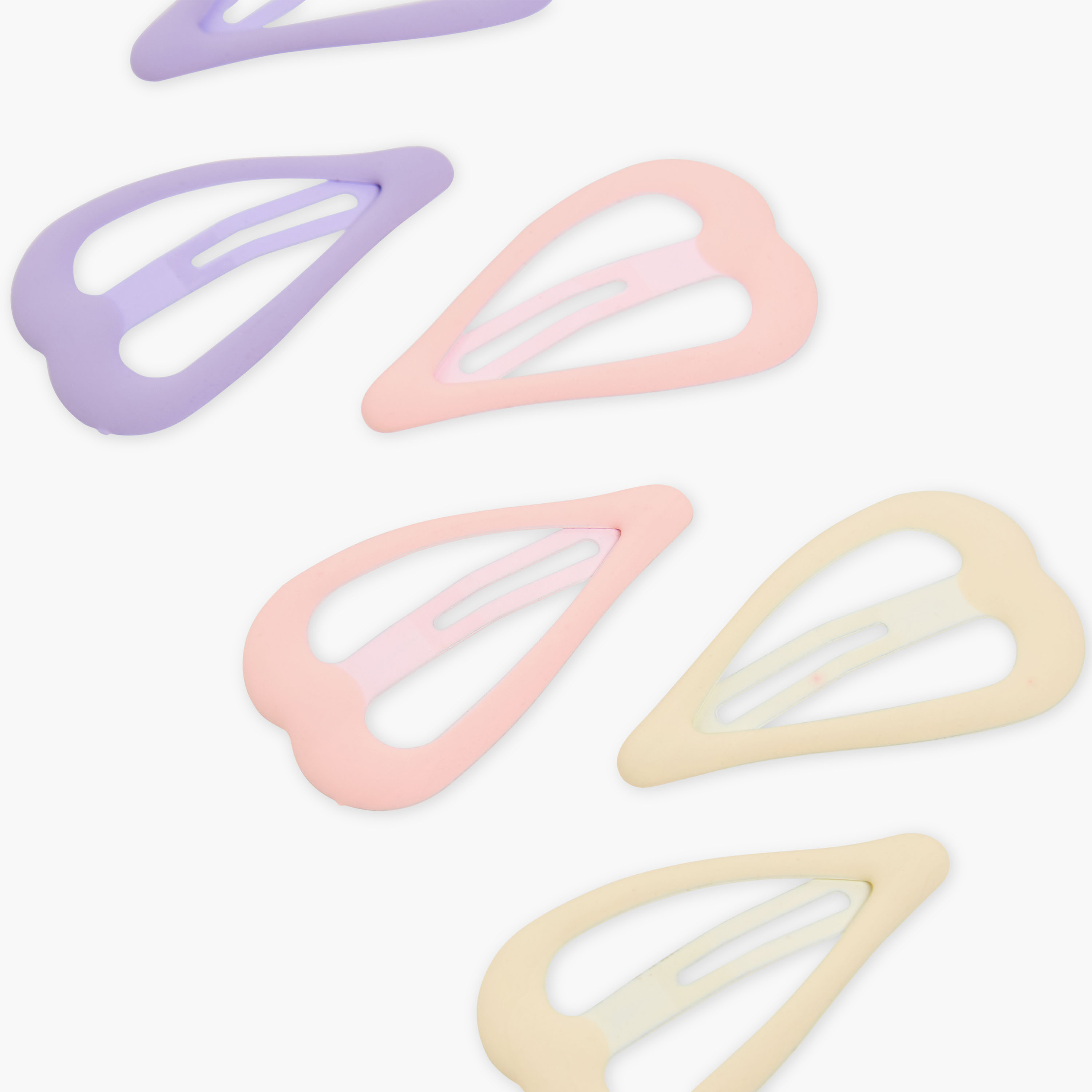 مشابك شعر بتصميم قلب للبنات من تشارمز - طقم 6 قطع-girls-accessories-hairaccessories-image-4